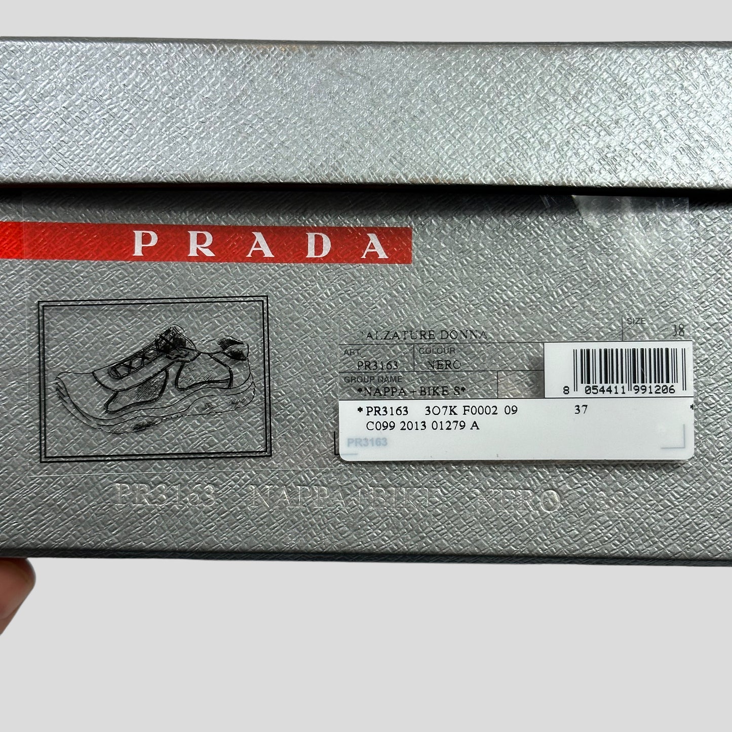 Prada 2013 Americas Cup Nero Black + Box & Leaflet - UK6