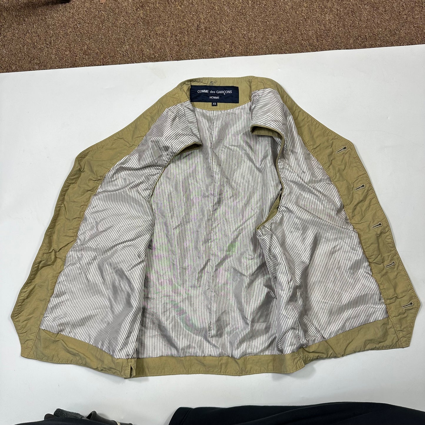 Comme Des Garçons Homme 2016 Nylon Lined Multipocket Vest - XS/S