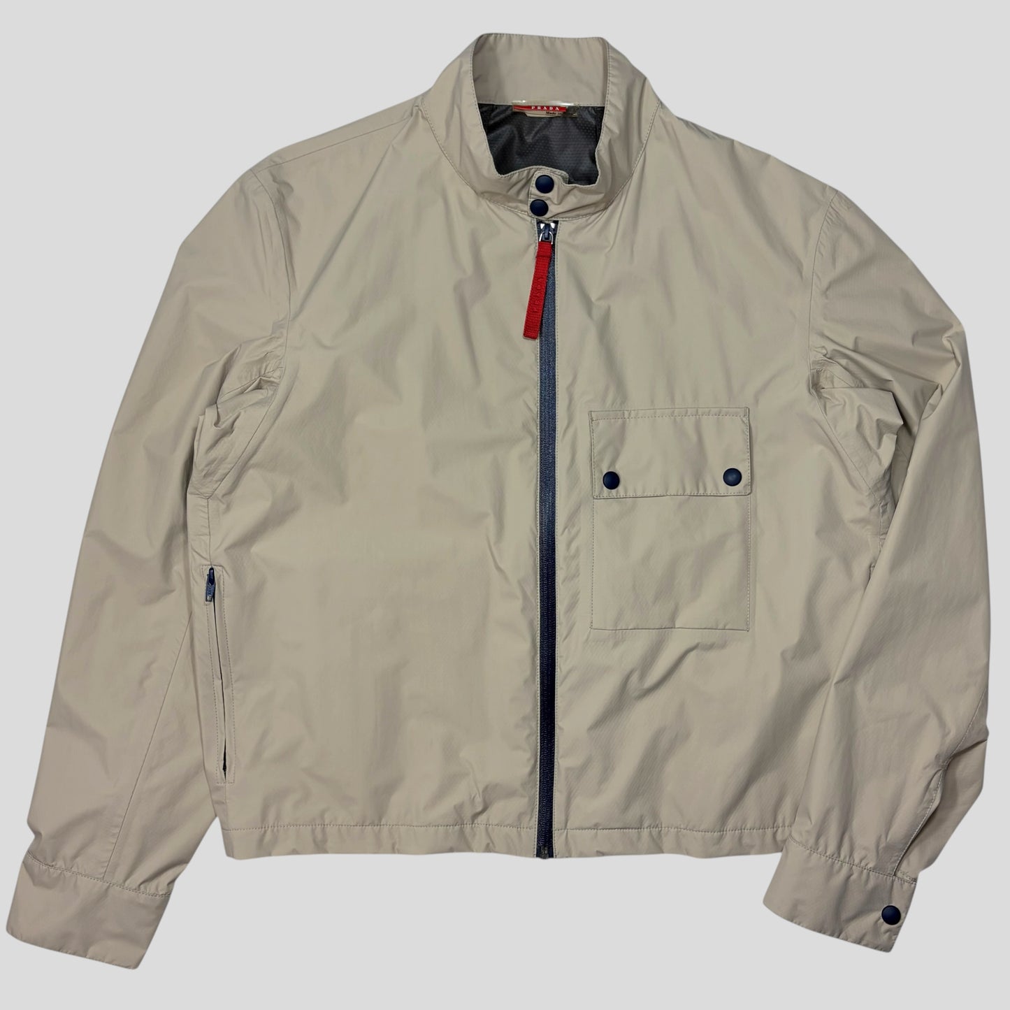 Prada Sport AW00 Goretex Backpack Strap Packable Bag Jacket - M/L