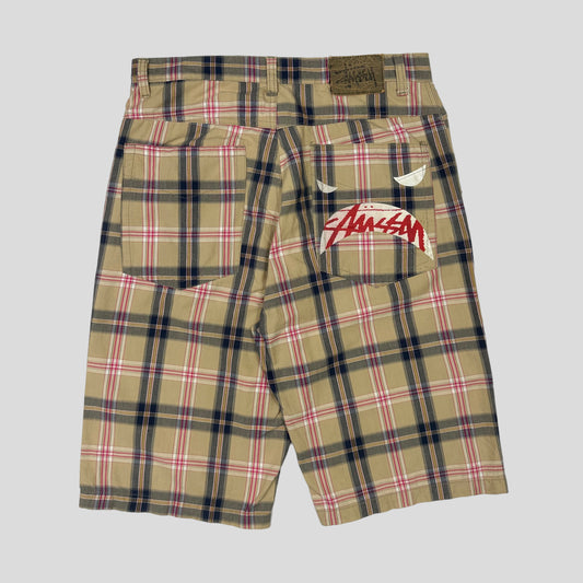 Stussy 90’s Burberry Rip Shorts - 32-34