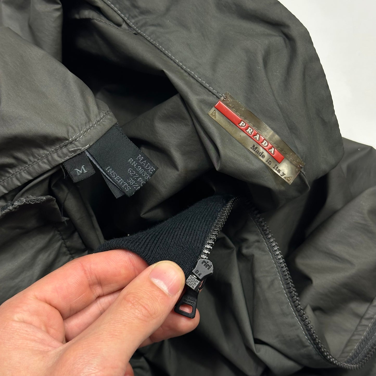 Prada Sport SS00 Stash Pocket Nylon Gilet Vest Jacket - M