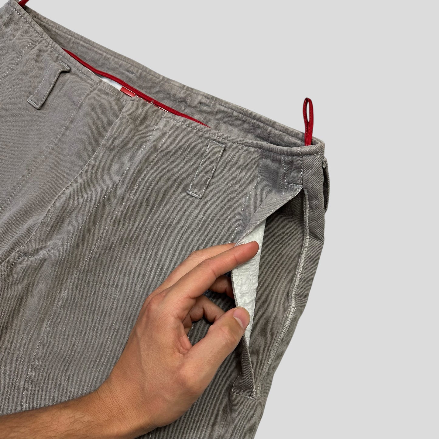 Prada Sport 00’s Twill Cotton Baggy Carpenter Trousers - IT48