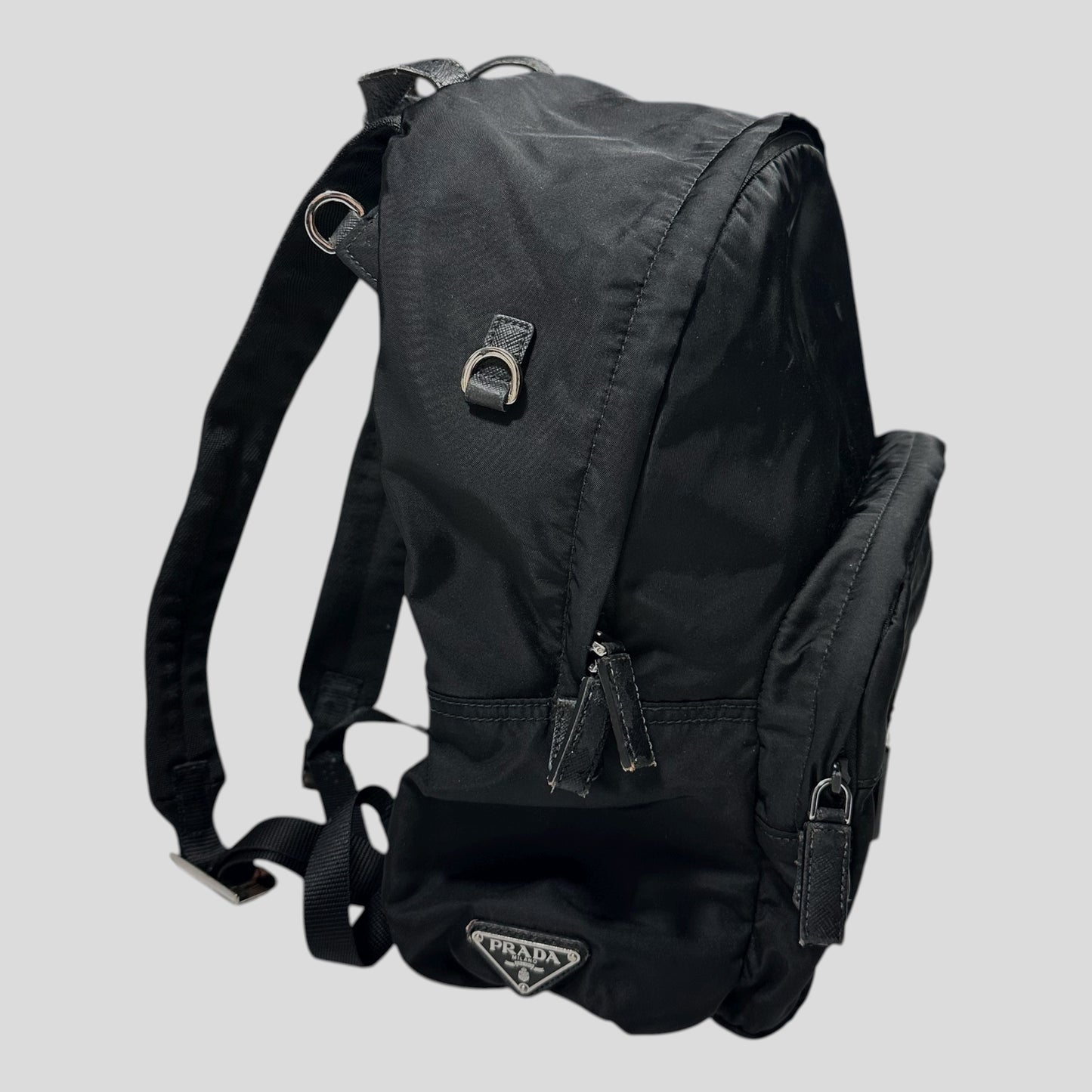 Prada Milano Nylon Technical Tanker Backpack