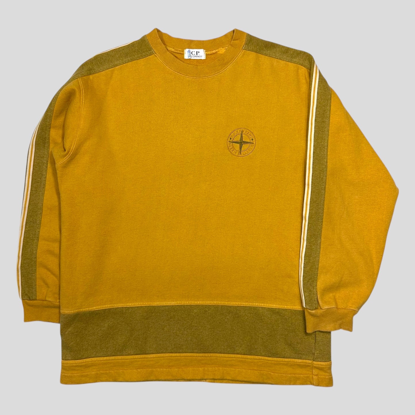 CP Company 90’s Royal Navy Embroidered Compass Jumper - M