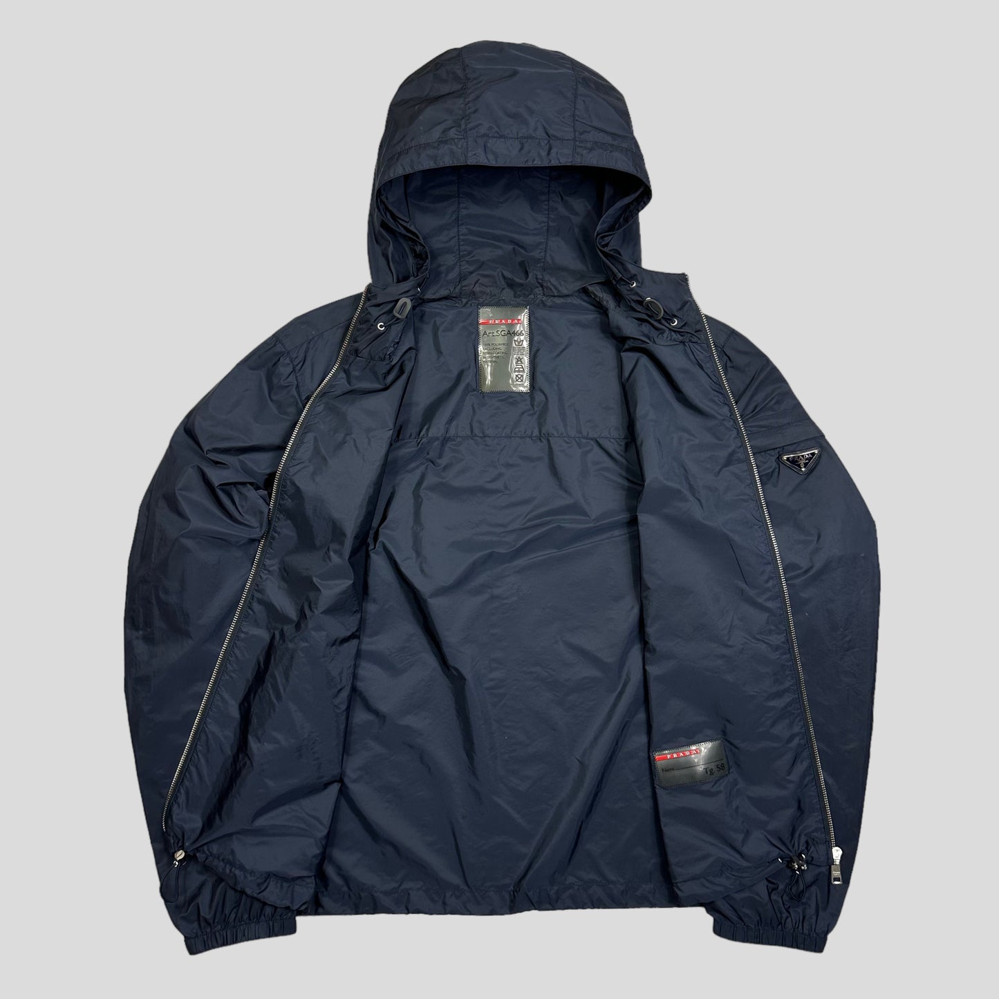 Prada Milano 2016 Nylon K-way Windbreaker Jacket - XL/XXL