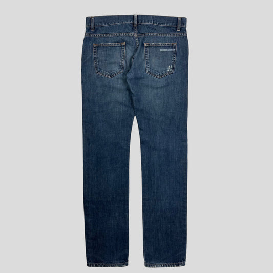 Prada Sport 2006 Blue Logo Denim Jeans - 32-34