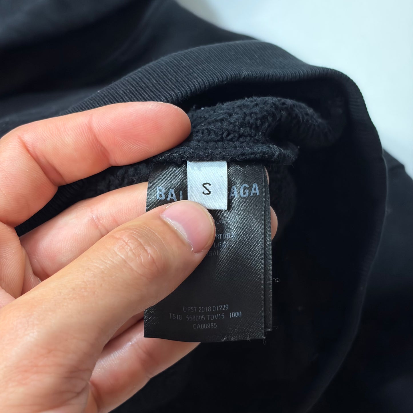 Balenciaga 2018 Speed Hunters Cropped Graphic Hoodie - S
