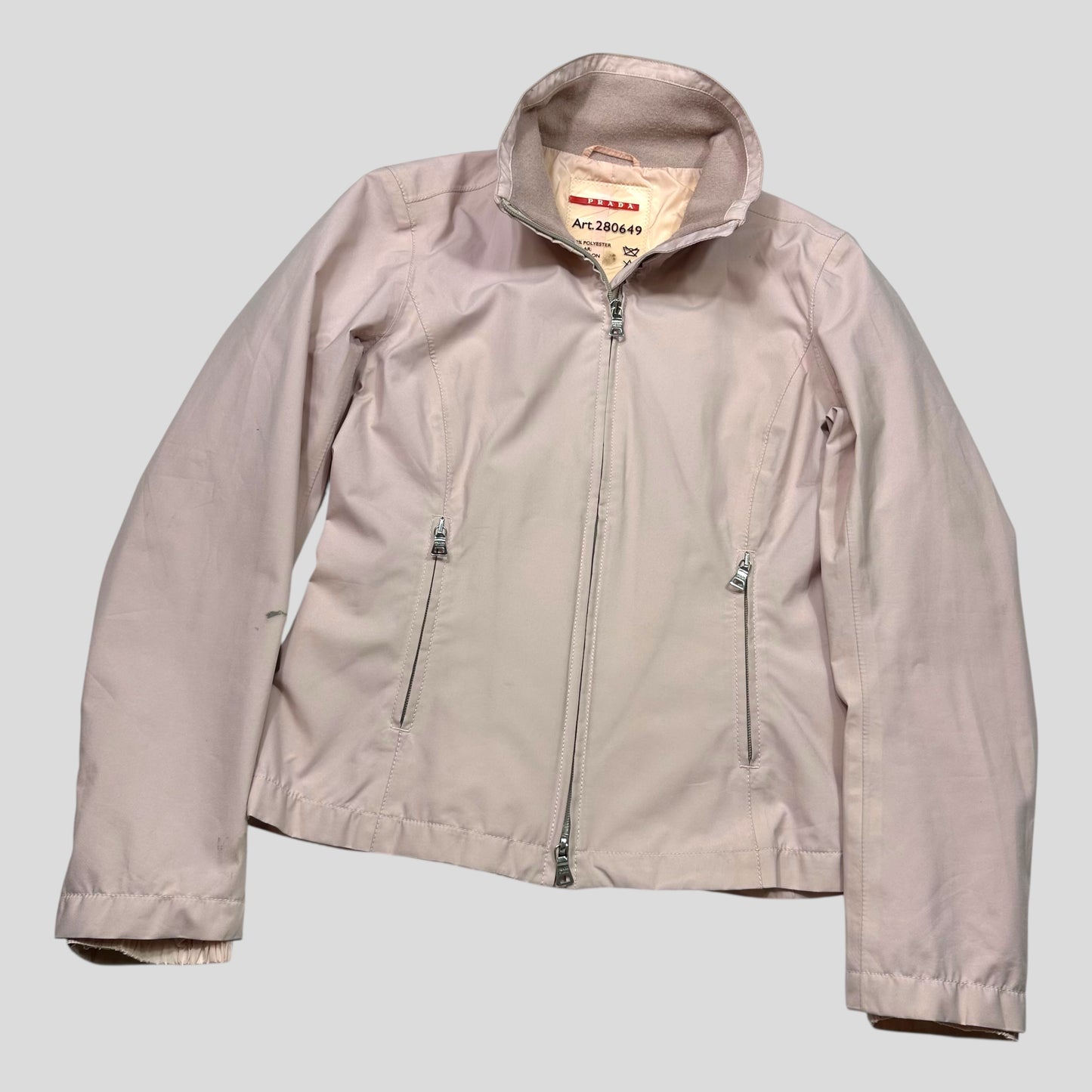 Prada Sport 00’s Dusty Pink Goretex Technical Jacket - IT42