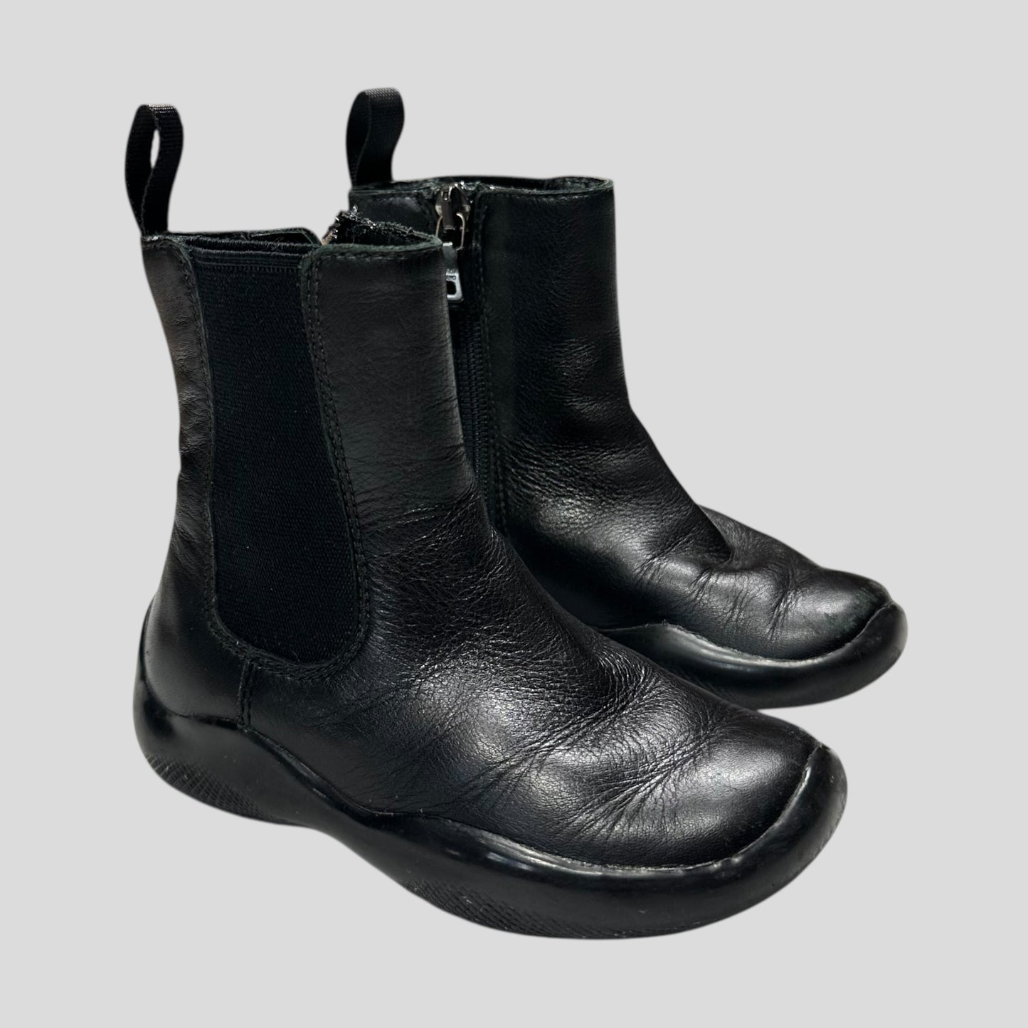 Prada Sport 00’s Leather Zip Baby Boots - 23 (1.5 - 2.5 years)