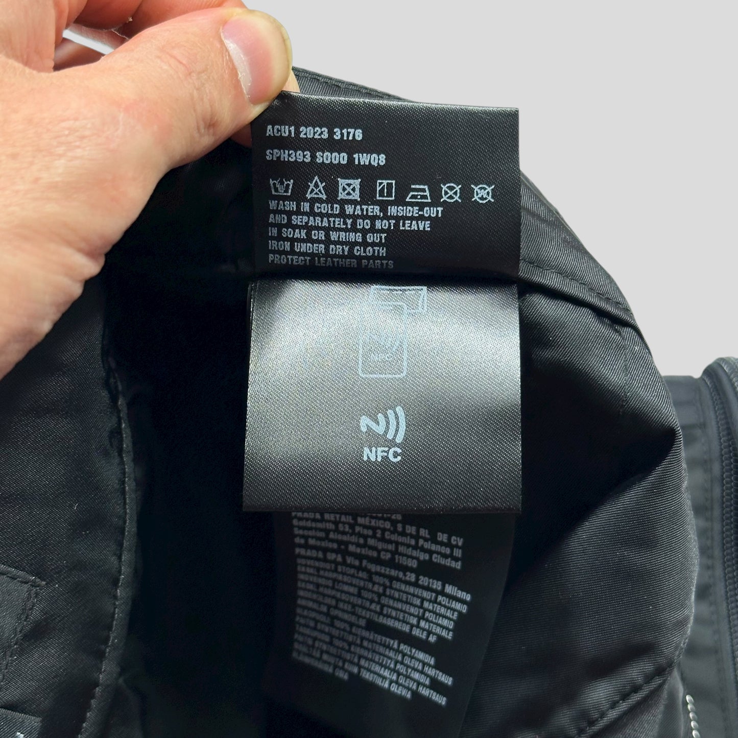 Prada 2023 Re-nylon Plaque Logo Bermuda Cargo Shorts - L