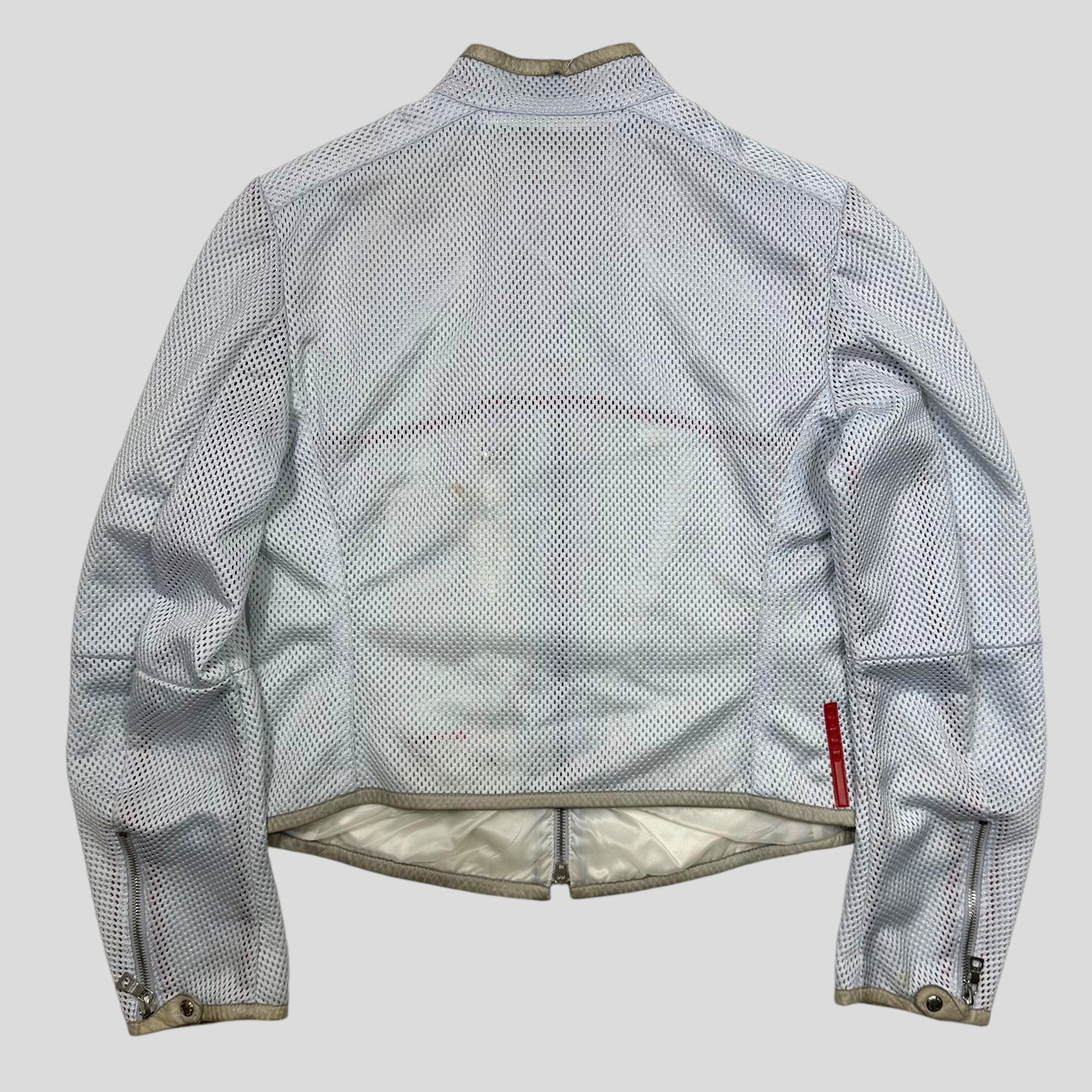 Prada Sport SS00 Technical Mesh Moto Jacket - IT46