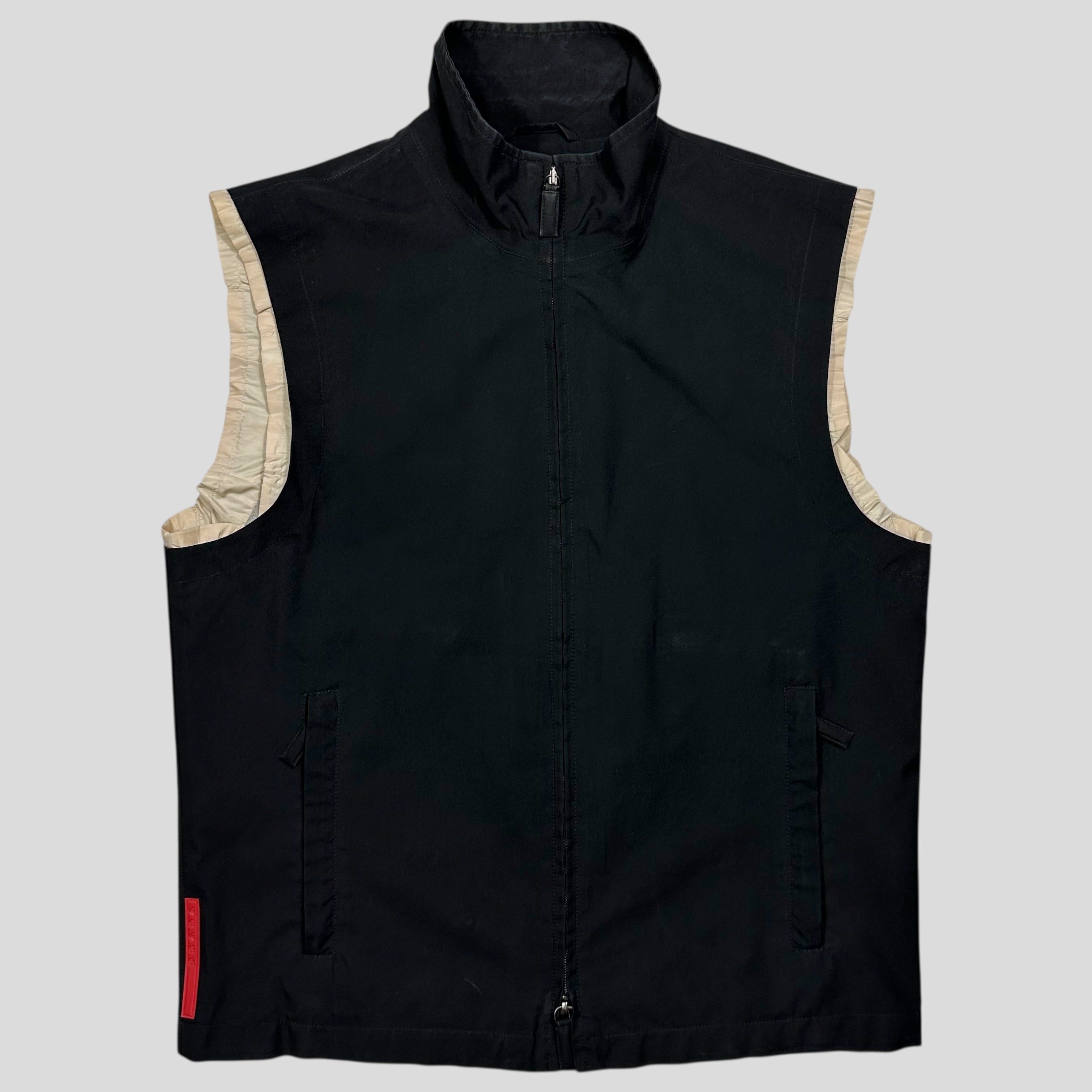 Prada Sport 00's Goretex Mesh Lined Nylon Gilet Jacket - IT50 (M