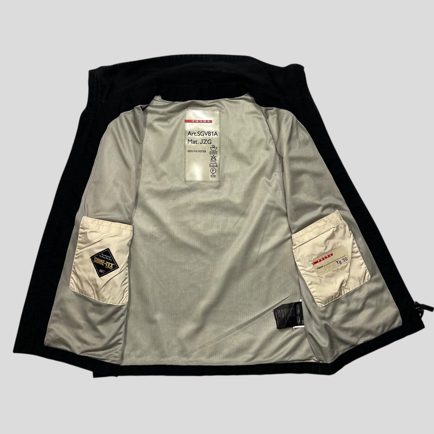 Prada Sport 00’s Goretex Mesh Lined Nylon Gilet Jacket - IT50 (M)