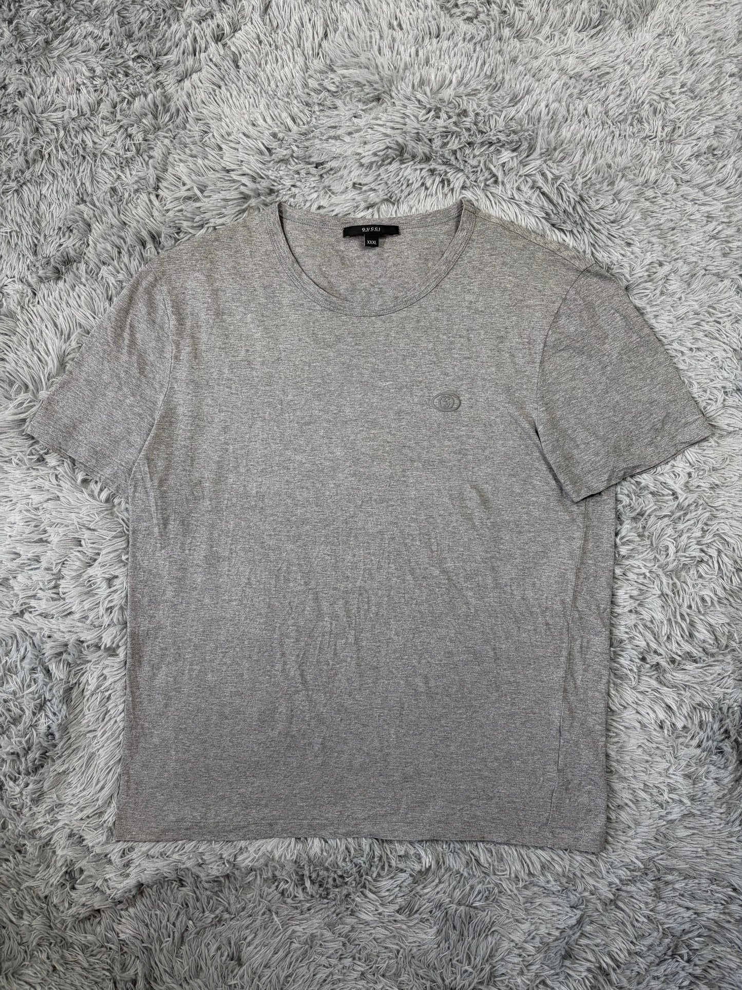 Gucci 2010’s Rubberised GG Logo T-shirt - XL
