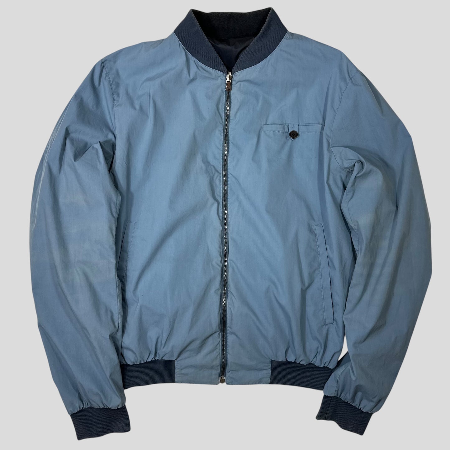 Prada Milano 2006 Reversible Pocket Logo Contrast Jacket - M