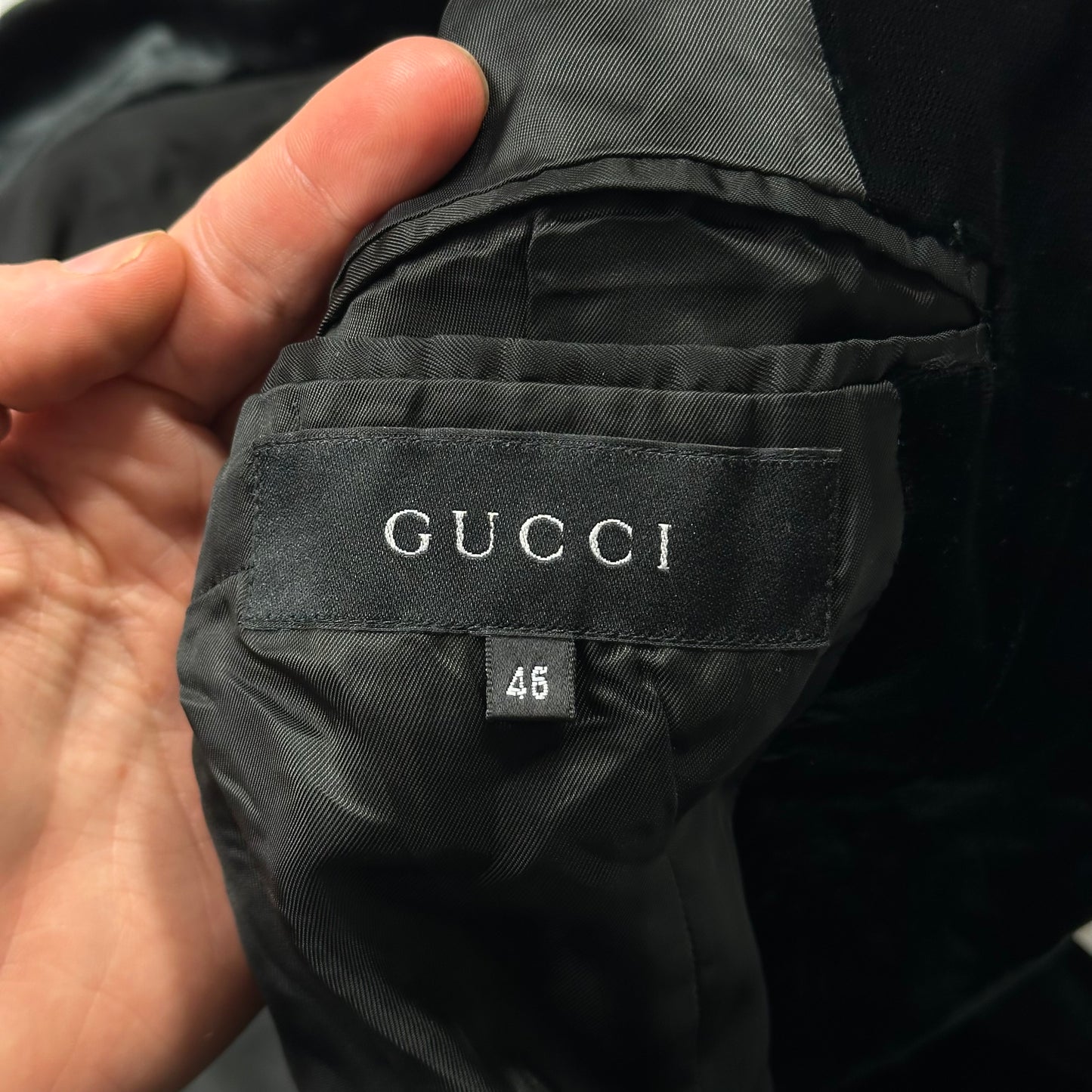 Gucci by Tom Ford 1999 Velour Velvet Runway Jacket - IT46 (UK10)