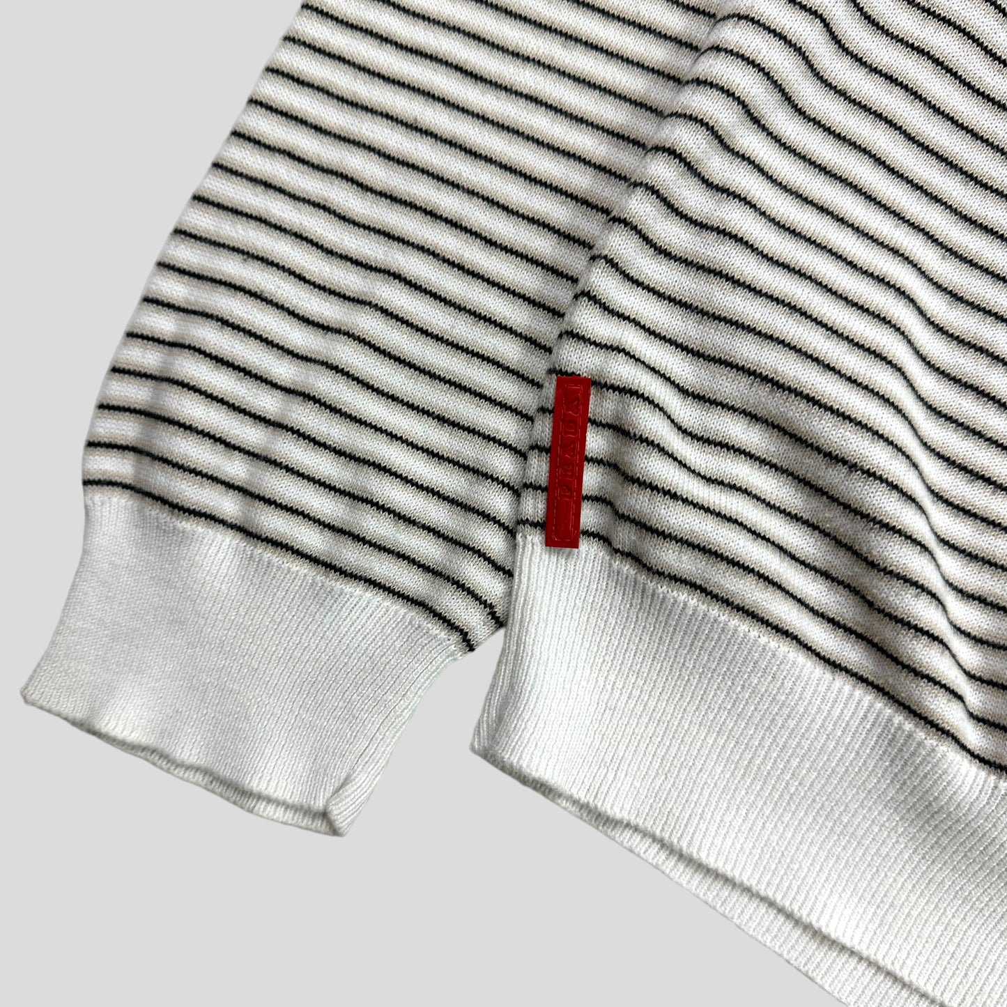 Prada Sport 2006 Striped Knitted Pullover - L