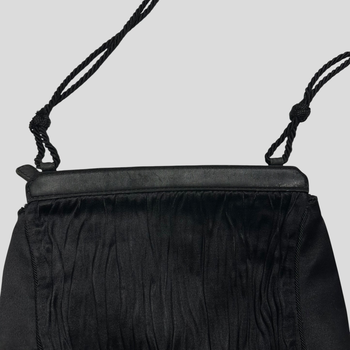 Prada Milano 90’s Velvet Textured Stripe Crossbody Bag