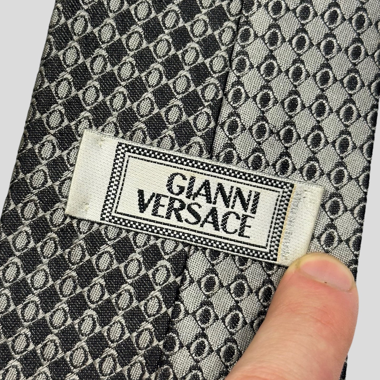 Gianni Versace 90’s Medusa Silk Tie