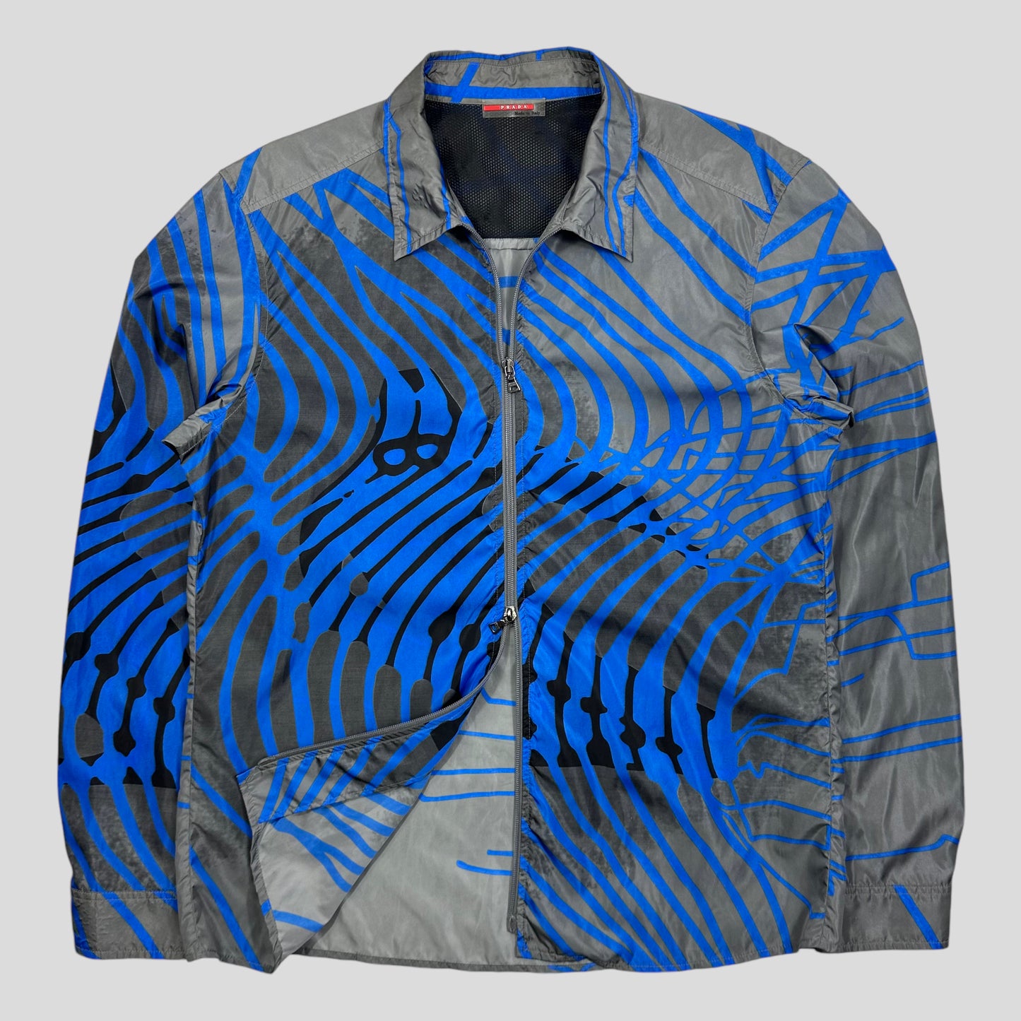 Prada Sport 00’s Vibrations Print Nylon Ventilated Jacket - XL