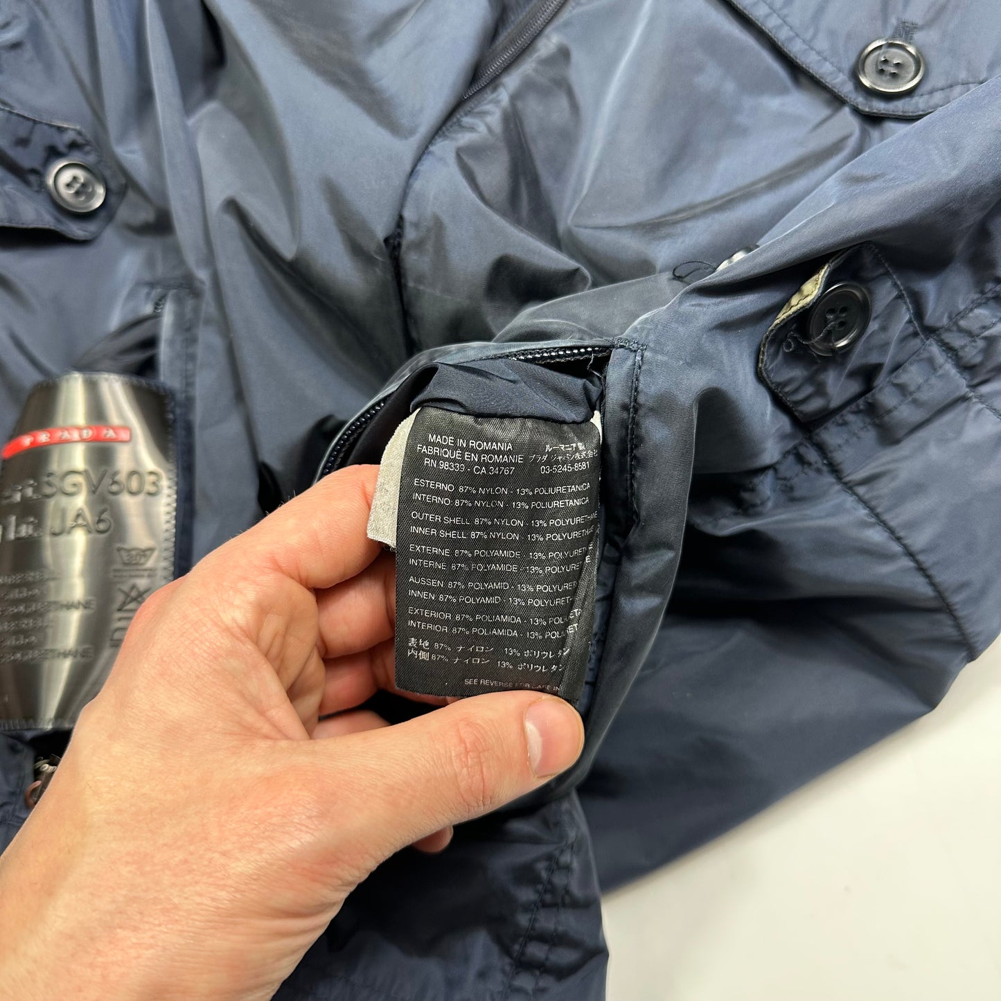 Prada Sport 00’s Nylon Reversible D-ring Field Jacket - IT52 (M/L)