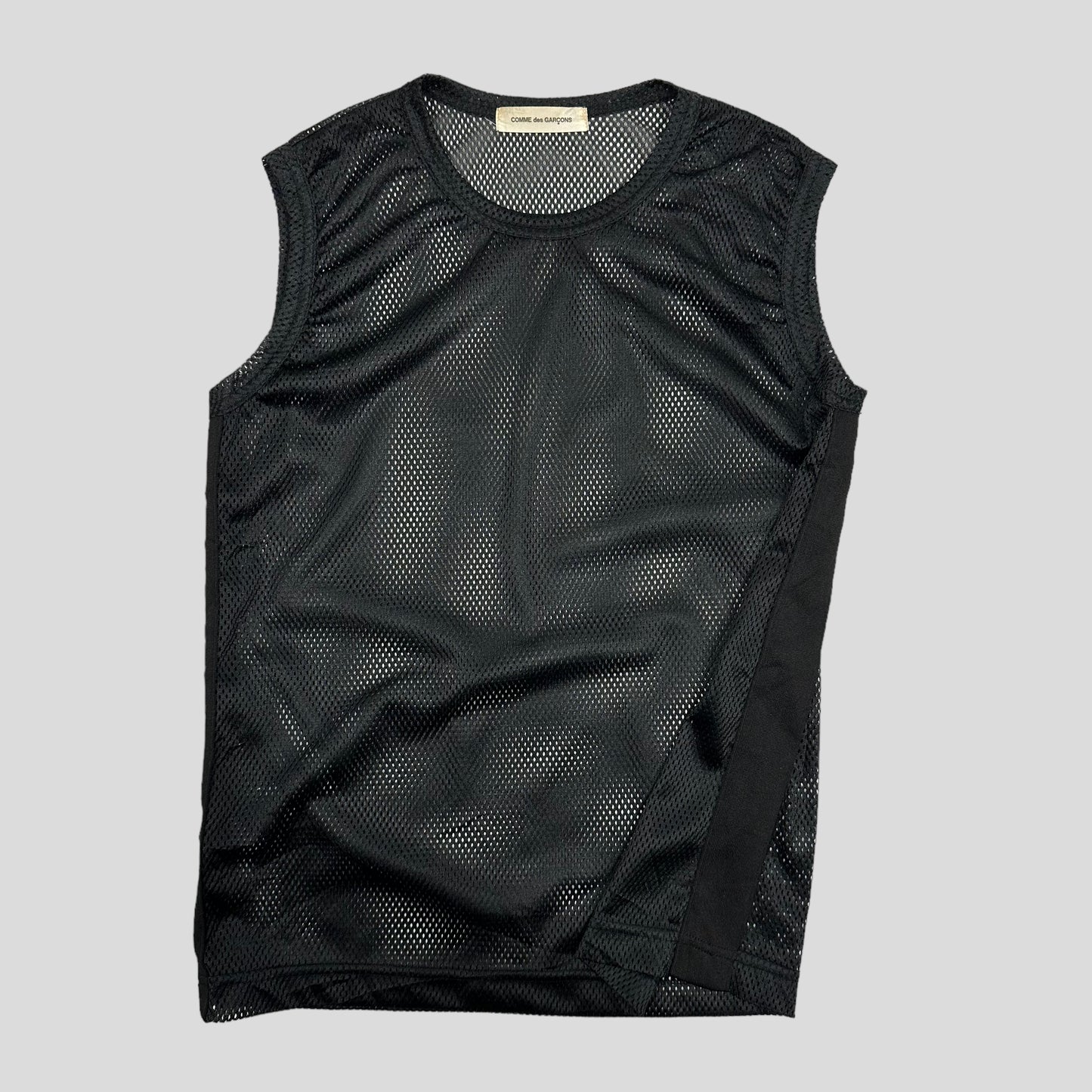 CDG 00’s Mesh Stretch Panelled Sport Top - 6-8