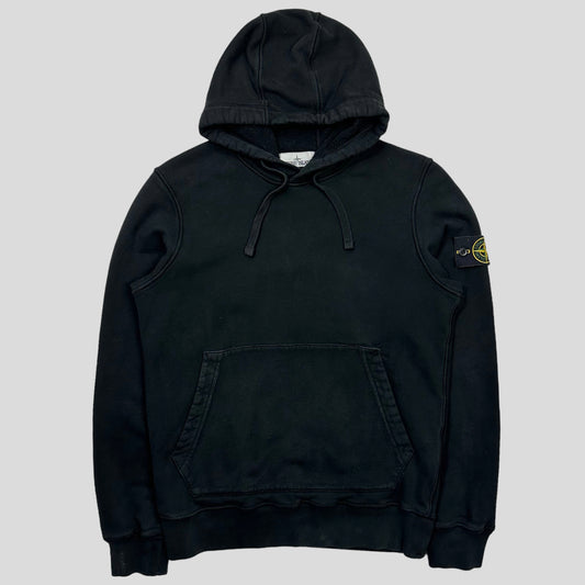 Stone Island AW20 Black Pullover Hoodie - S/M
