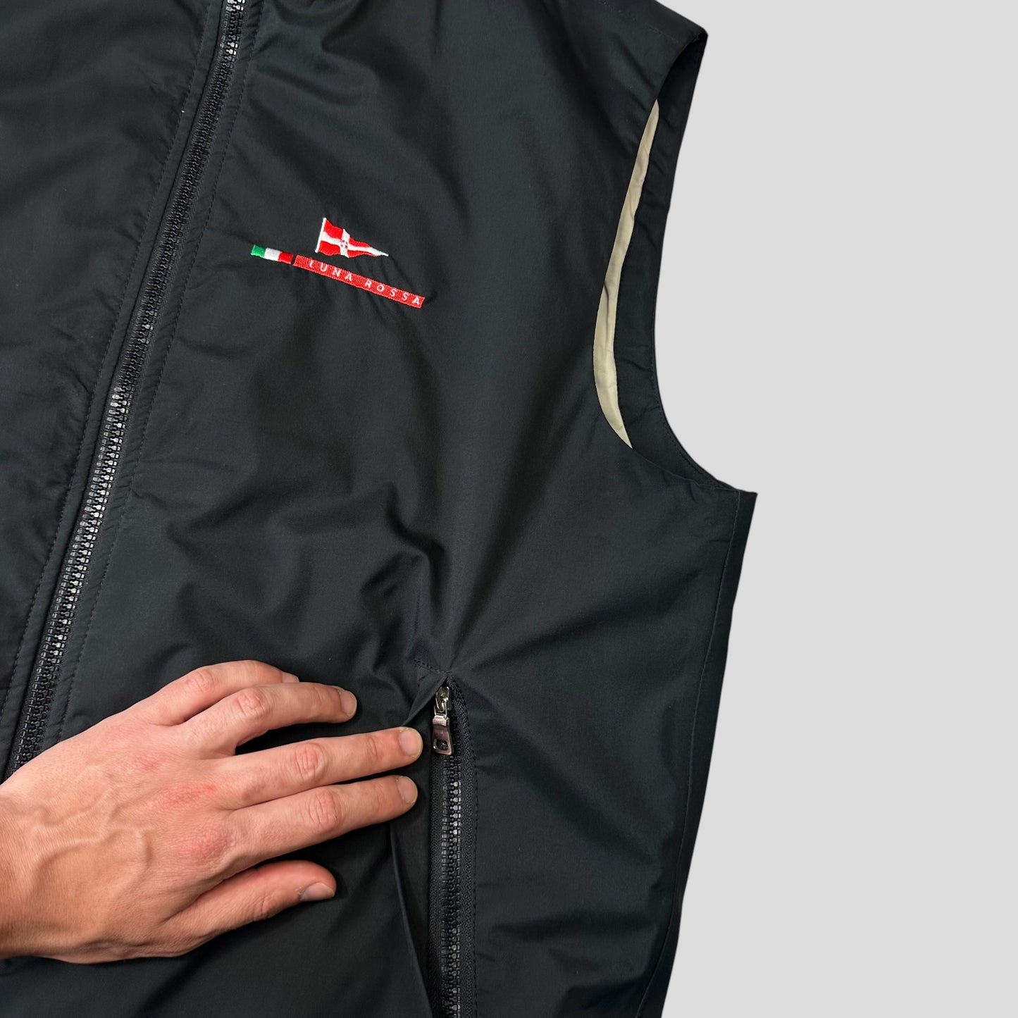 Prada Luna Rossa 00’s Goretex Padded Sailing Gilet Jacket - IT54