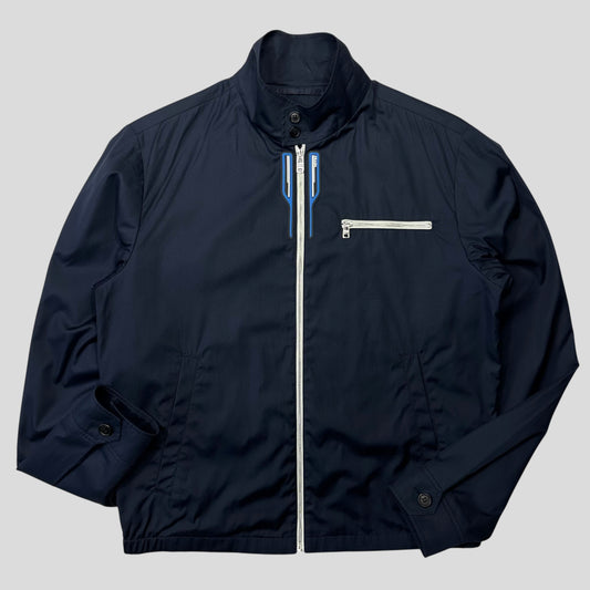 Prada 2018 Race Rubber Logo Boxy Cotton Work Jacket - IT46 (M)