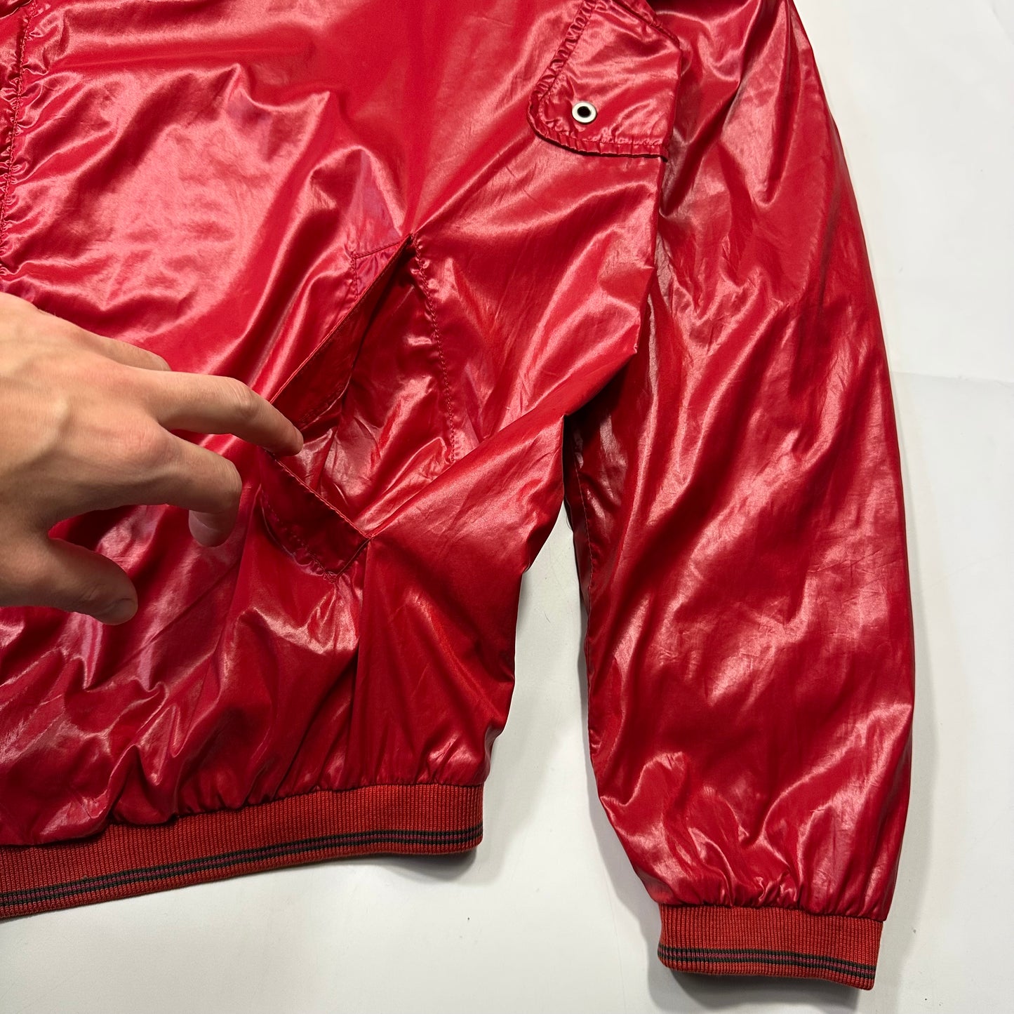 Gucci 2009 Gloss Nylon Prismatic Bomber Jacket - IT54 (L/XL)