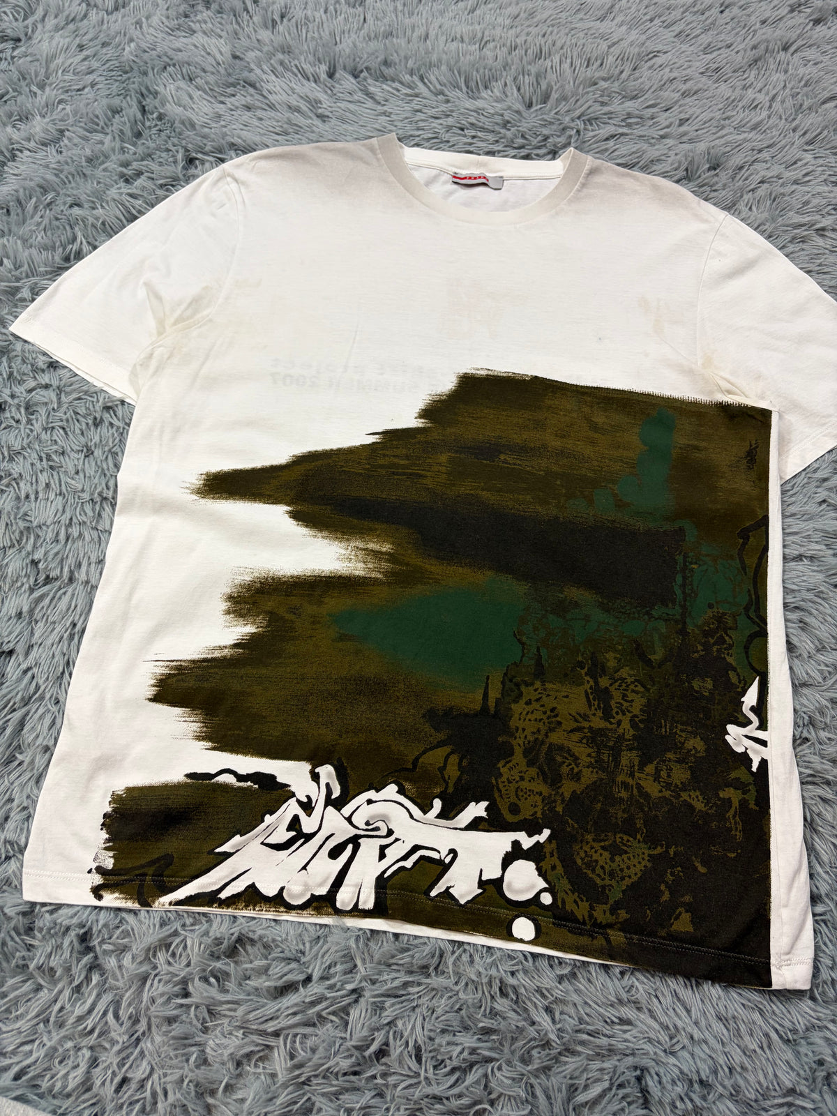 Prada Sport 2007 Unspoken Dialogue Graphic T-shirt - L/XL