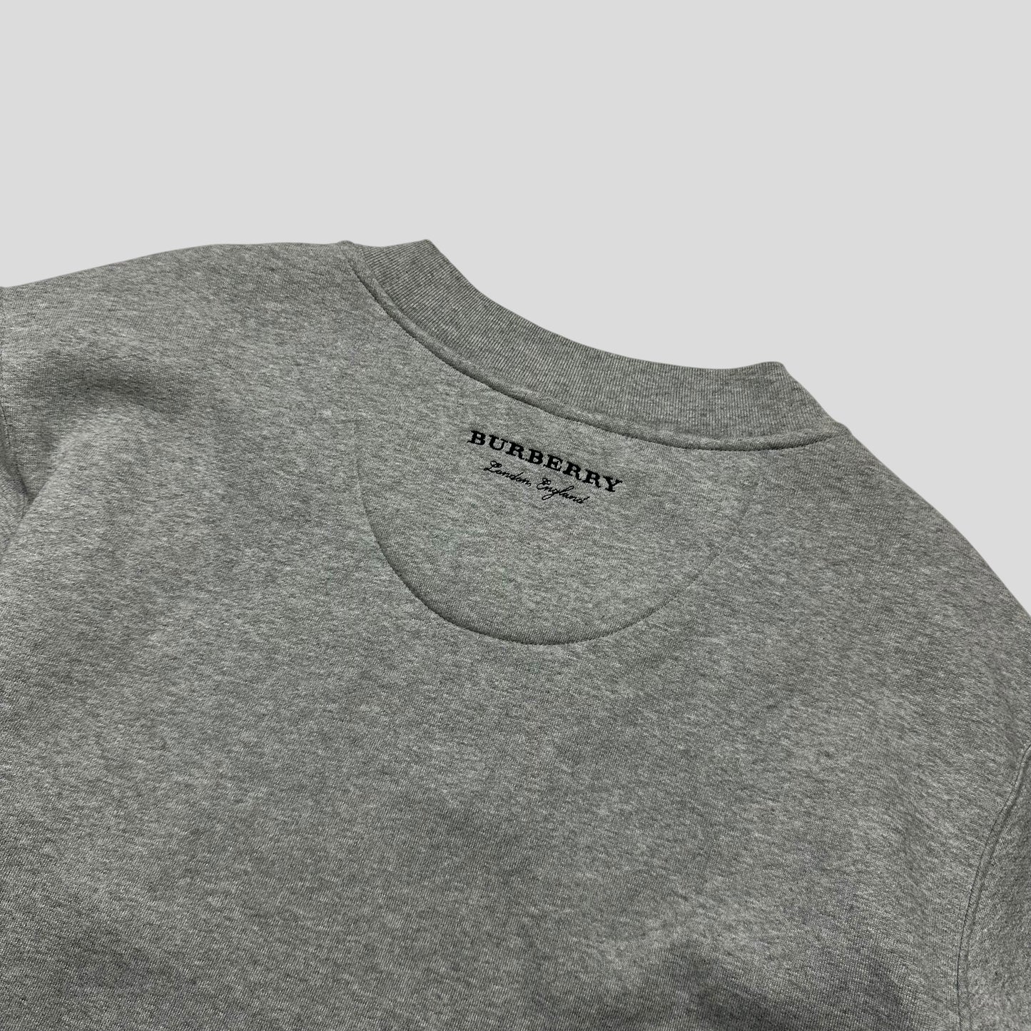 Burberry 2017 Striped Nylon Appliqué Logo Crewneck - XXL