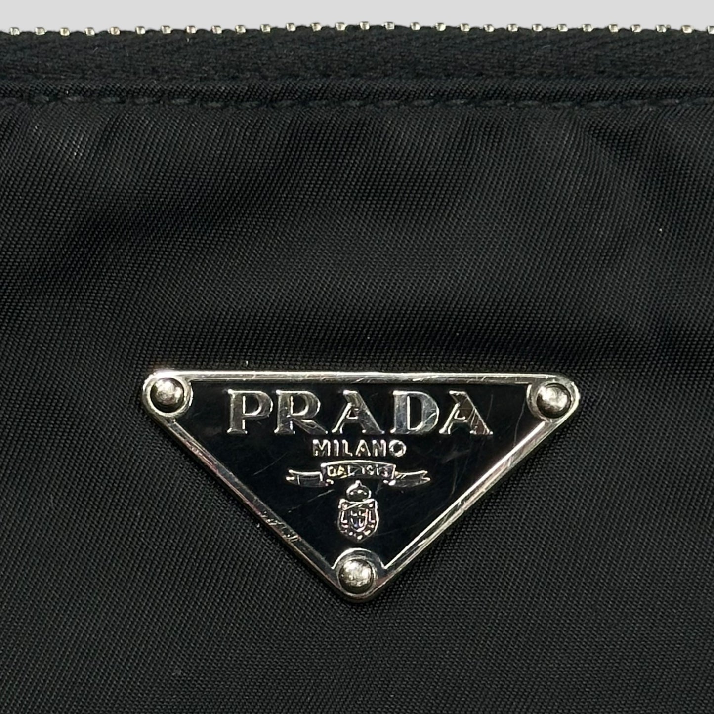 Prada Milano 00’s Nylon & Patent Leather Crossbody Bag