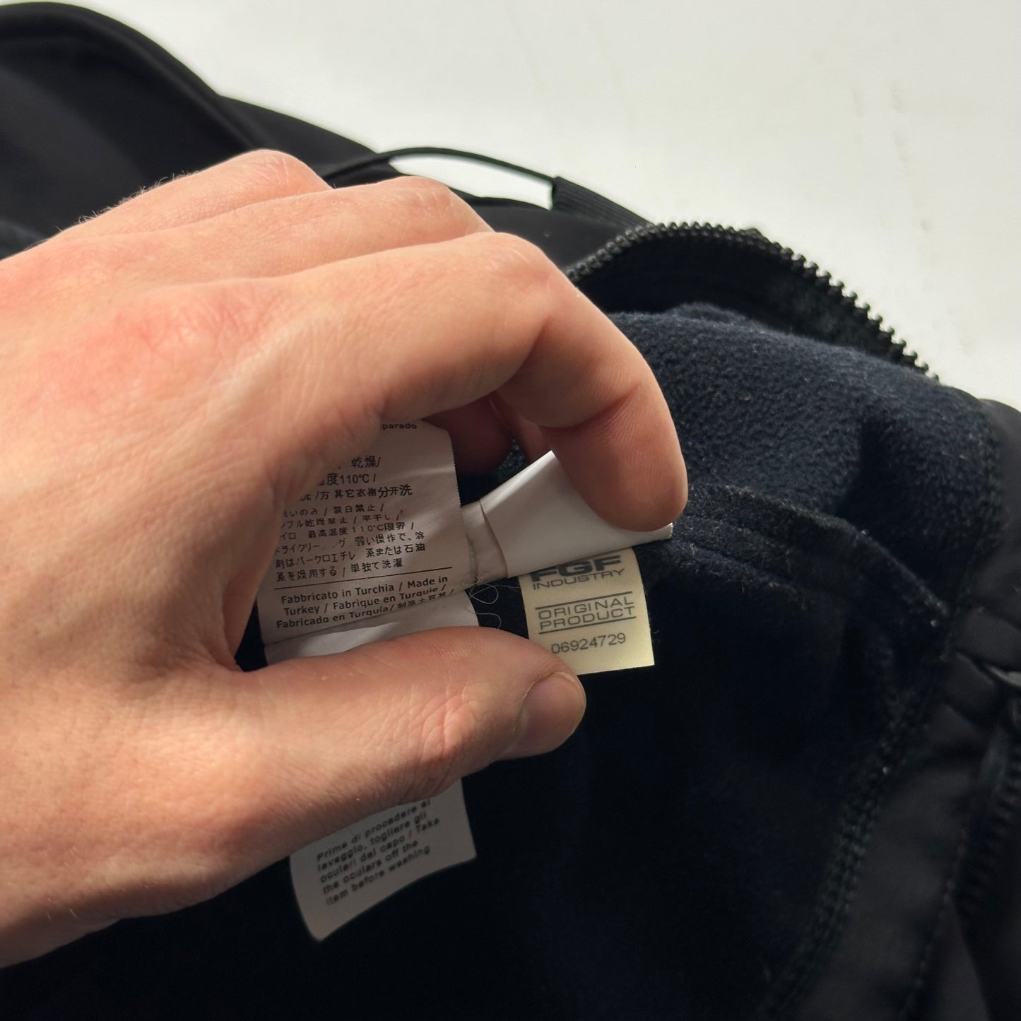 CP Company 2010 Era Black Soft Shell Goggle Jacket - S