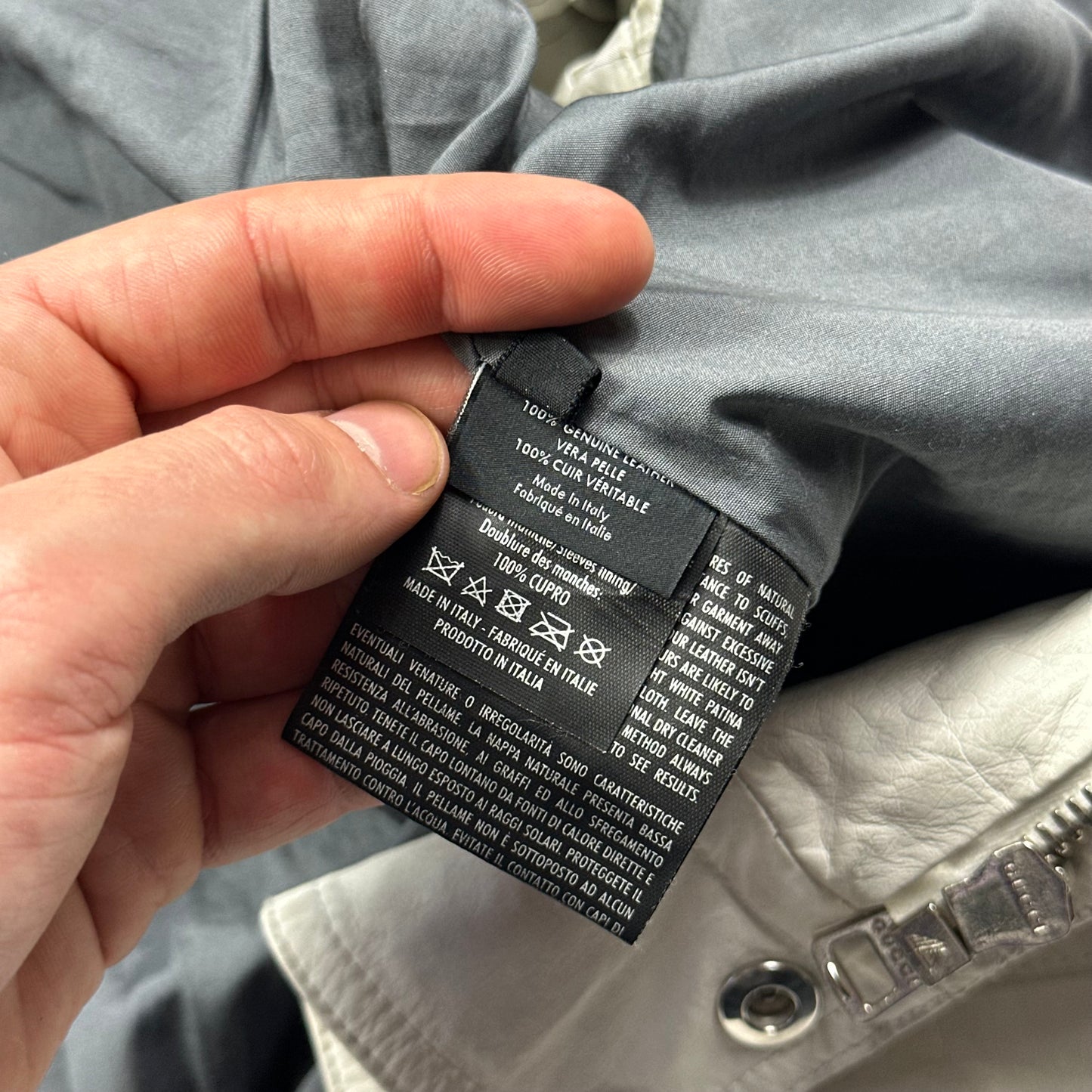 Gucci 2010 Nappa Leather Café Racer Perforated Panelled Biker Jacket - IT54 (L)