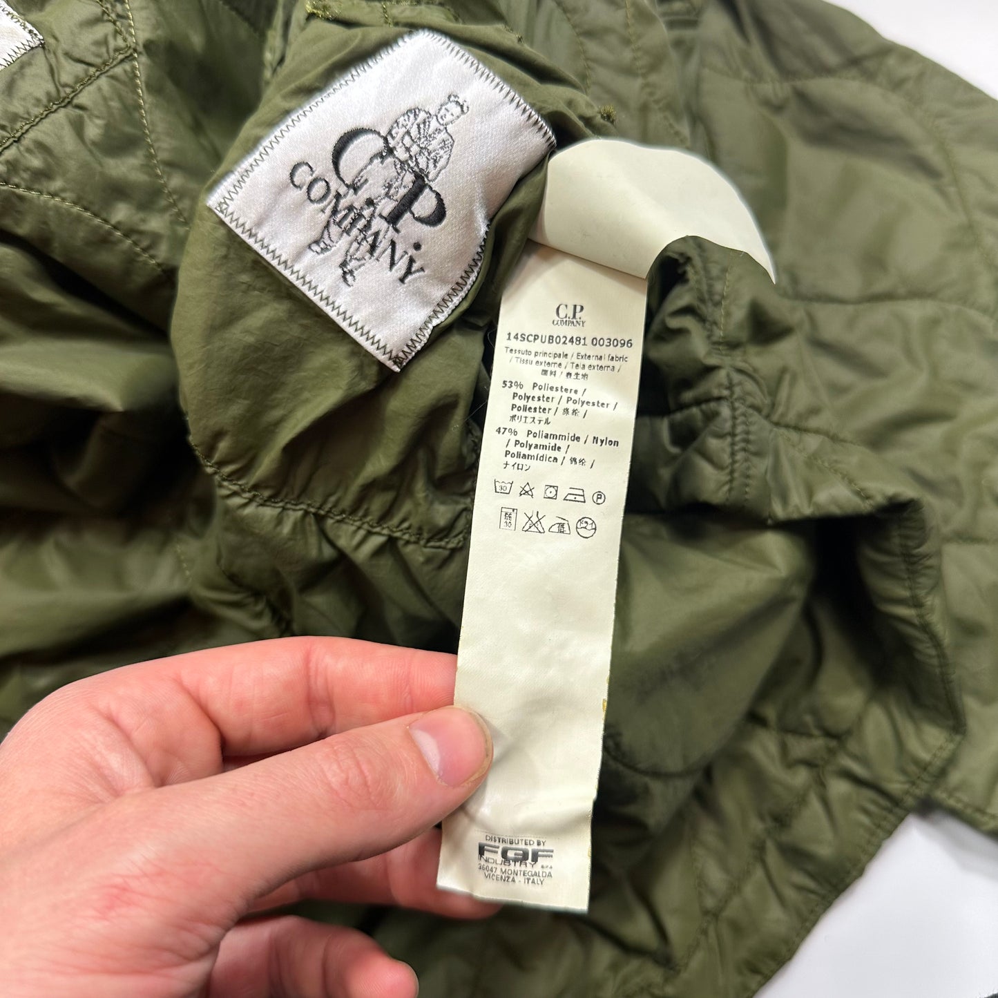 CP Company 00’s Onion Stitch Quilted Puffer Jacket - L