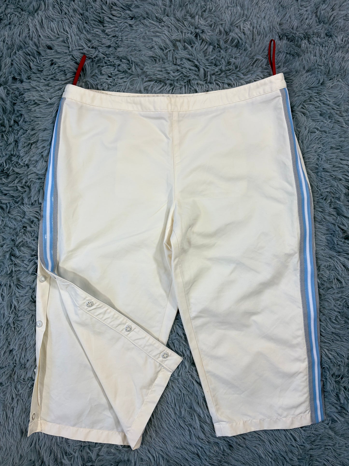 Prada Sport SS00 Gel Seam Stash Pocket Capri Trousers Shorts - IT44