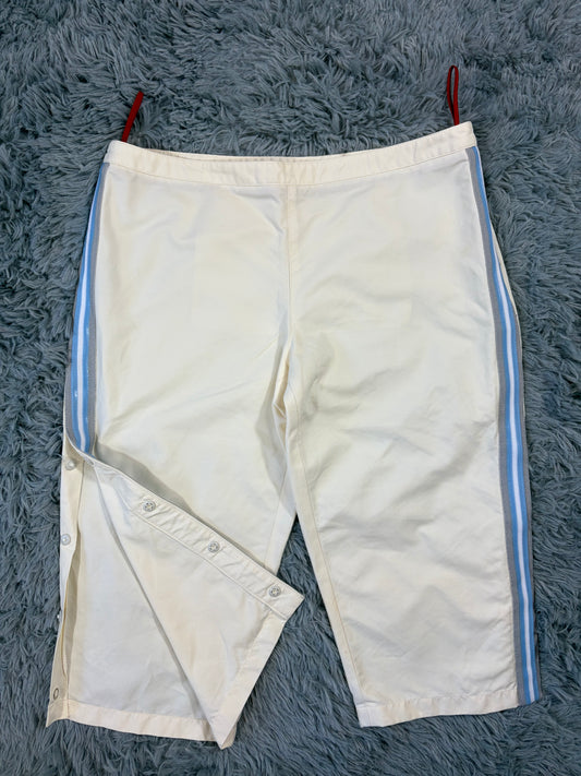 Prada Sport SS00 Gel Seam Stash Pocket Capri Trousers Shorts - IT44