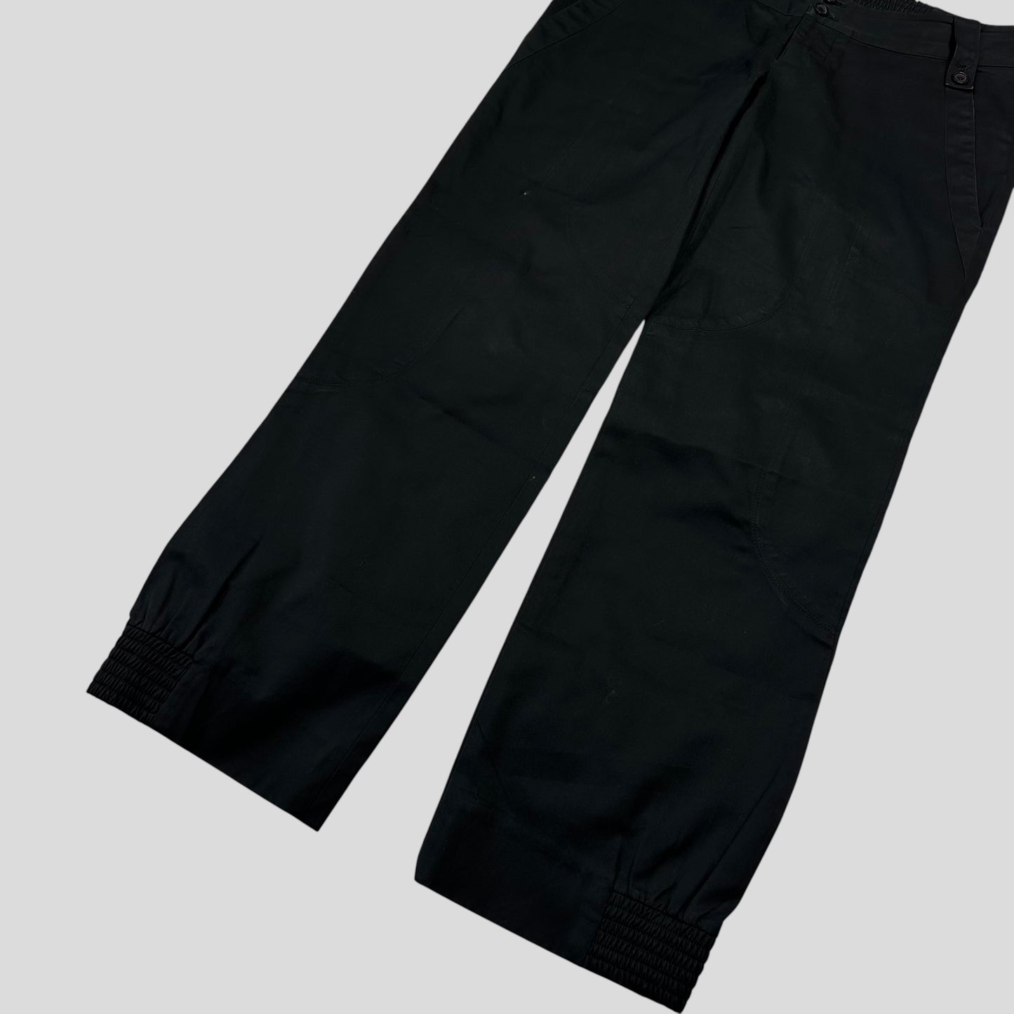 Gucci by Tom Ford 2002 Panelled Black Smart Trousers - IT40