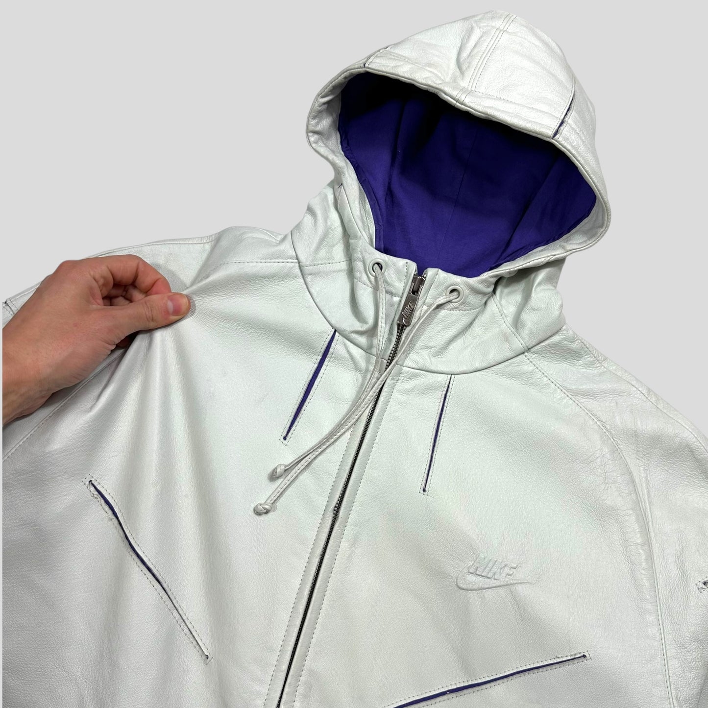 Nike 2007 Tony Spackman Articulated Slice Leather Jacket - L