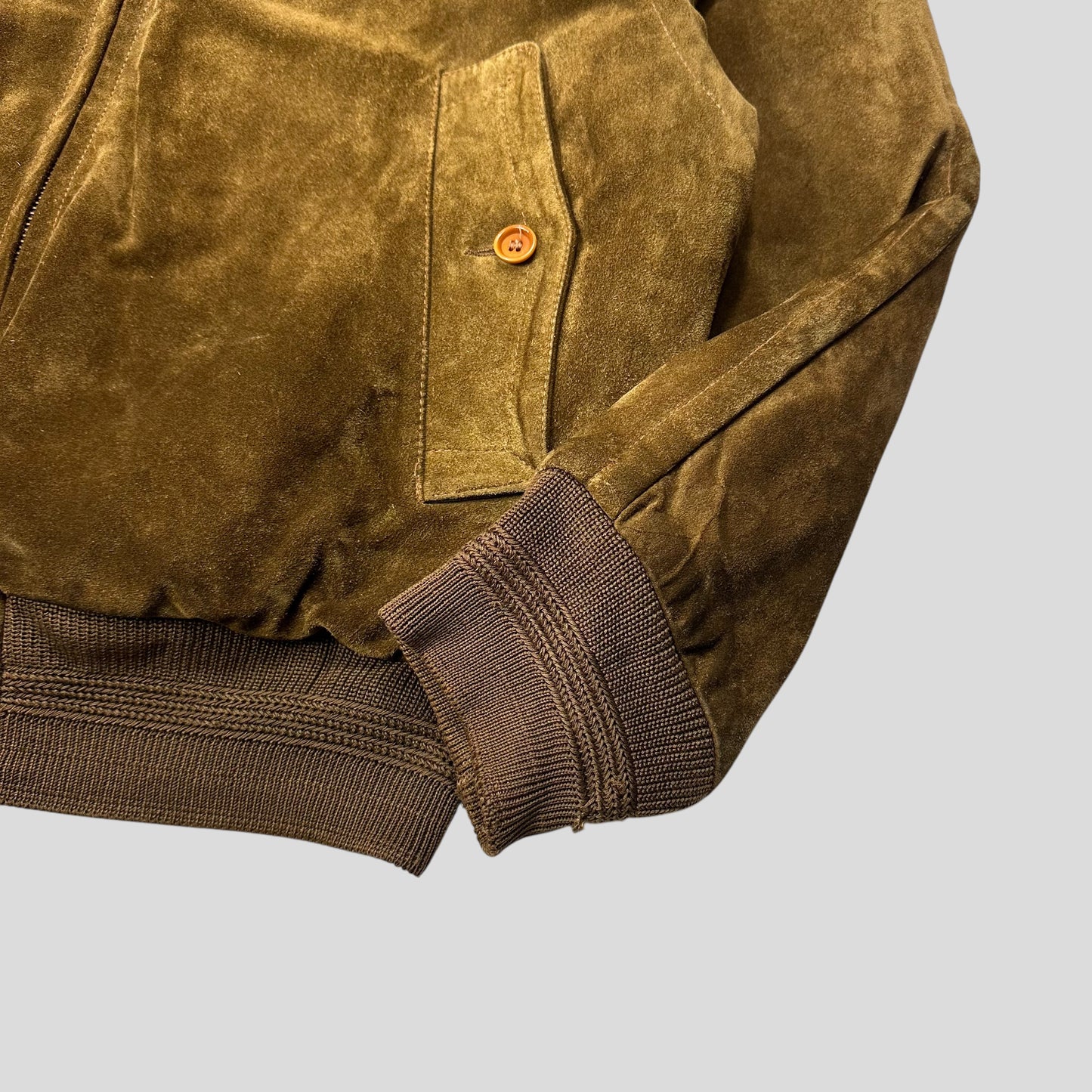 CP Company 1989 Ideas Suede Pelle Leather Quilted G-9 Flight Jacket - IT48 (L/XL)