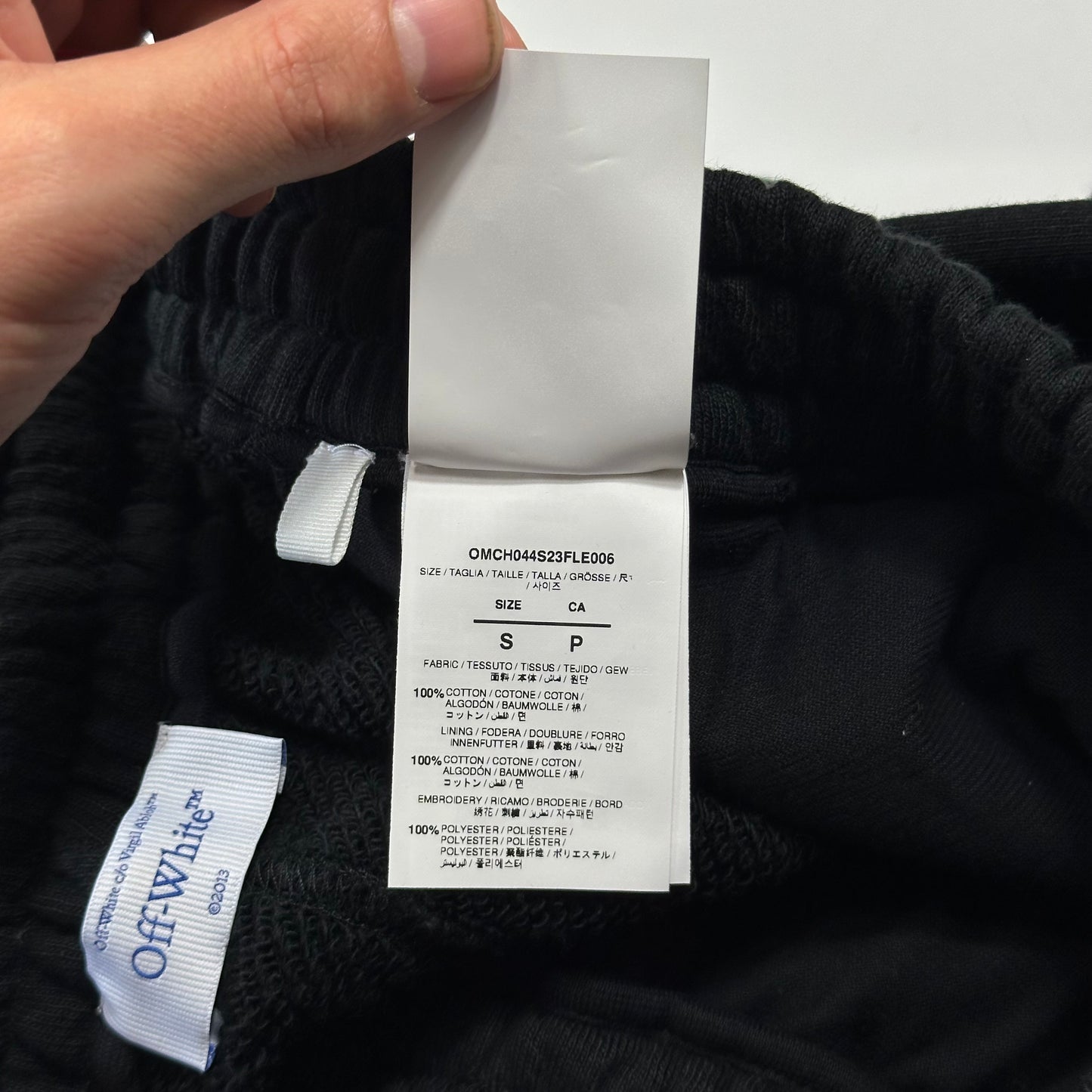 Off-white by Virgil Abloh 2013 Body Stitch Heavy Cotton Joggers - S (M)