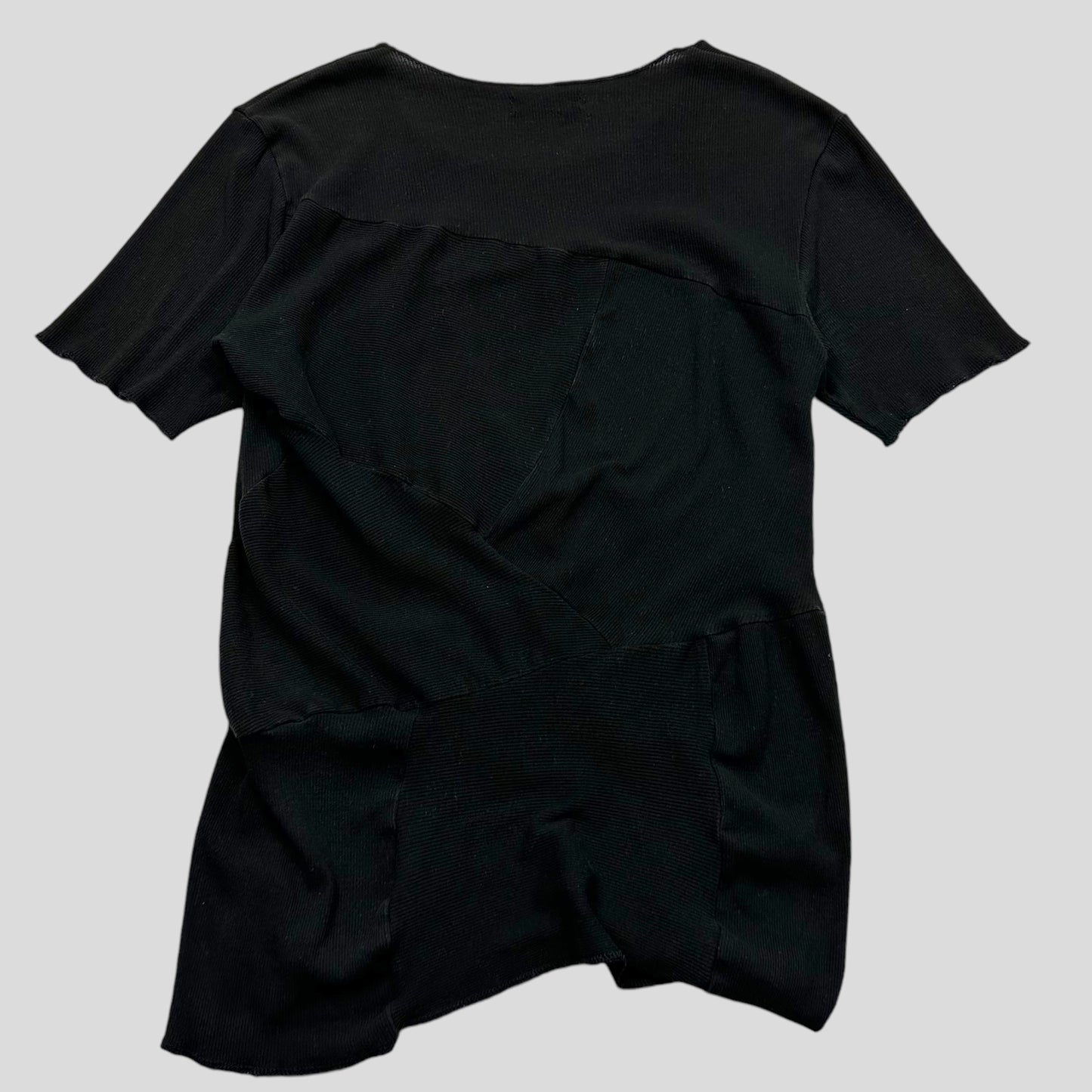 Comme Des Garçons Tricot 1991 Pleated Patchwork Top - OS