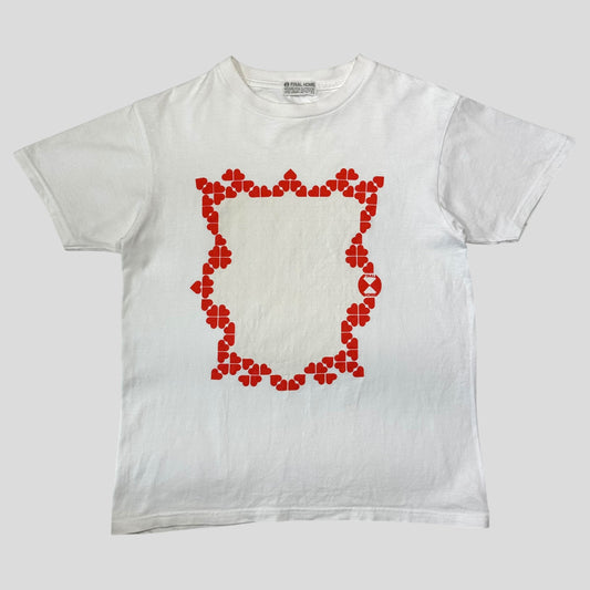Final Home 2002 Love Heart Graphic Boxy T-shirt - S