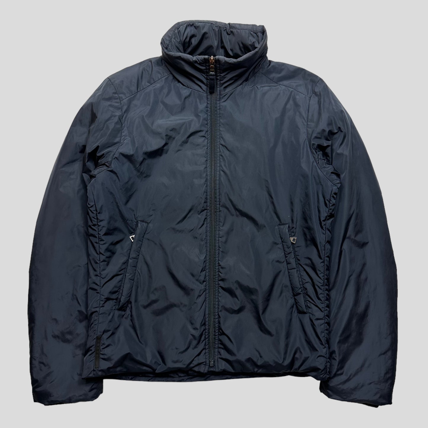 Prada Sport 2012 Black Tab Nylon Padded Jacket - IT46