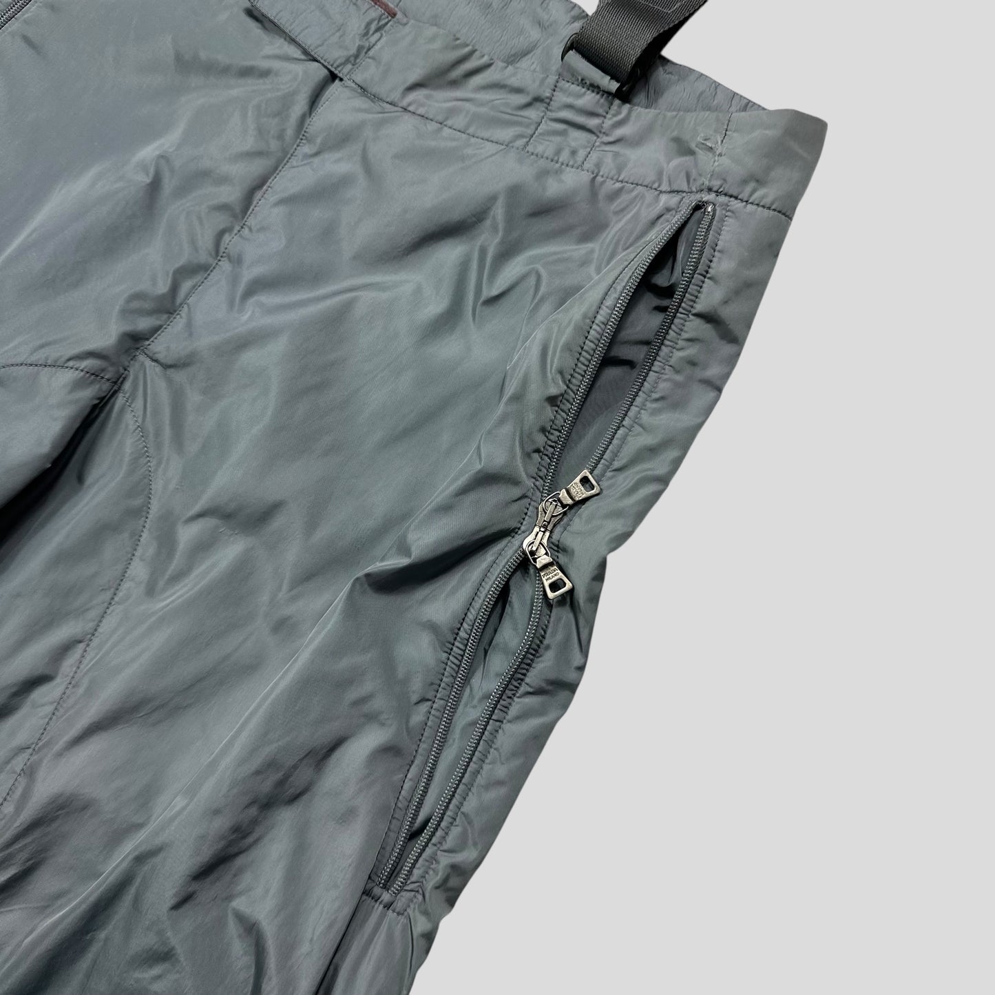 Prada Sport AW99 Bondage Strap Astro Nylon Padded Ski Trousers - IT50