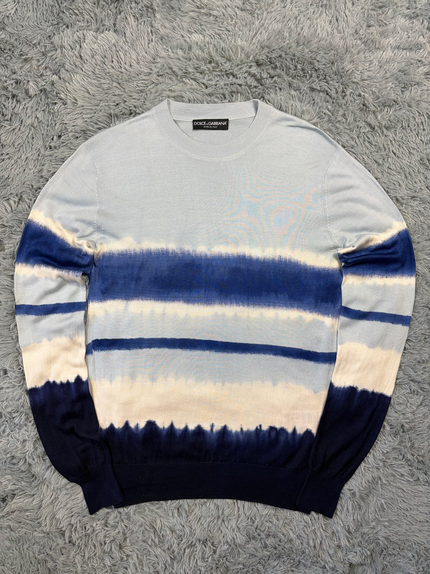 Dolce & Gabbana Ombré Waterfall Lightweight Knit Jumper - M