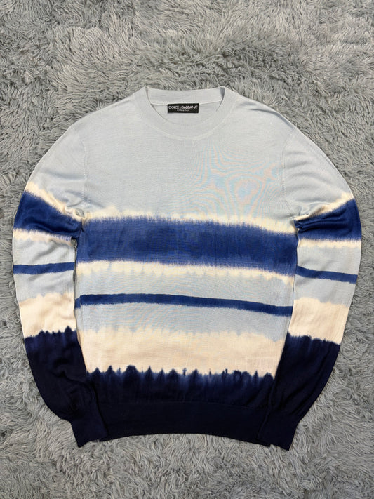 Dolce & Gabbana Ombré Waterfall Lightweight Knit Jumper - M