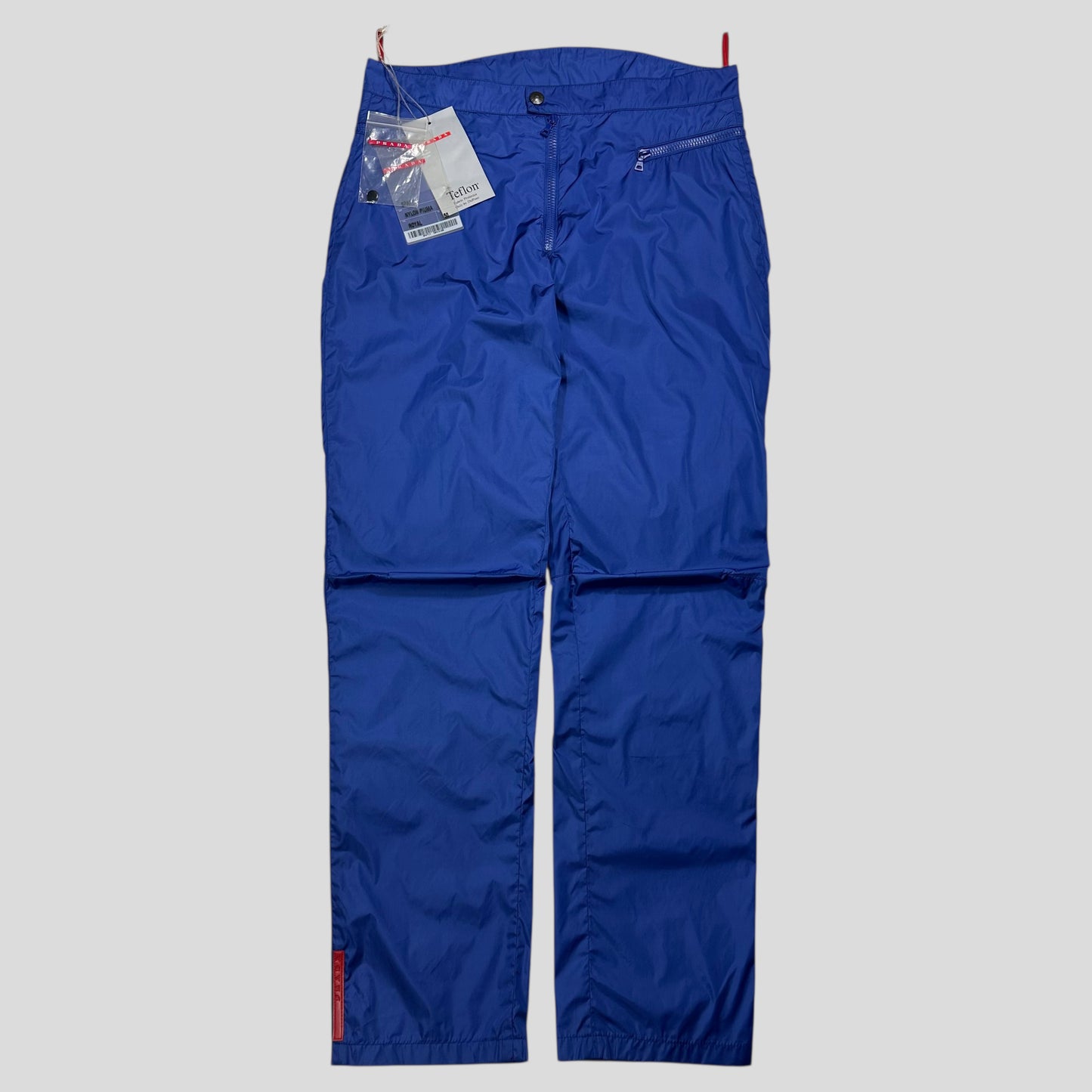 Prada Sport SS00 Teflon Coated Nylon Moto Trousers - IT50 (M)