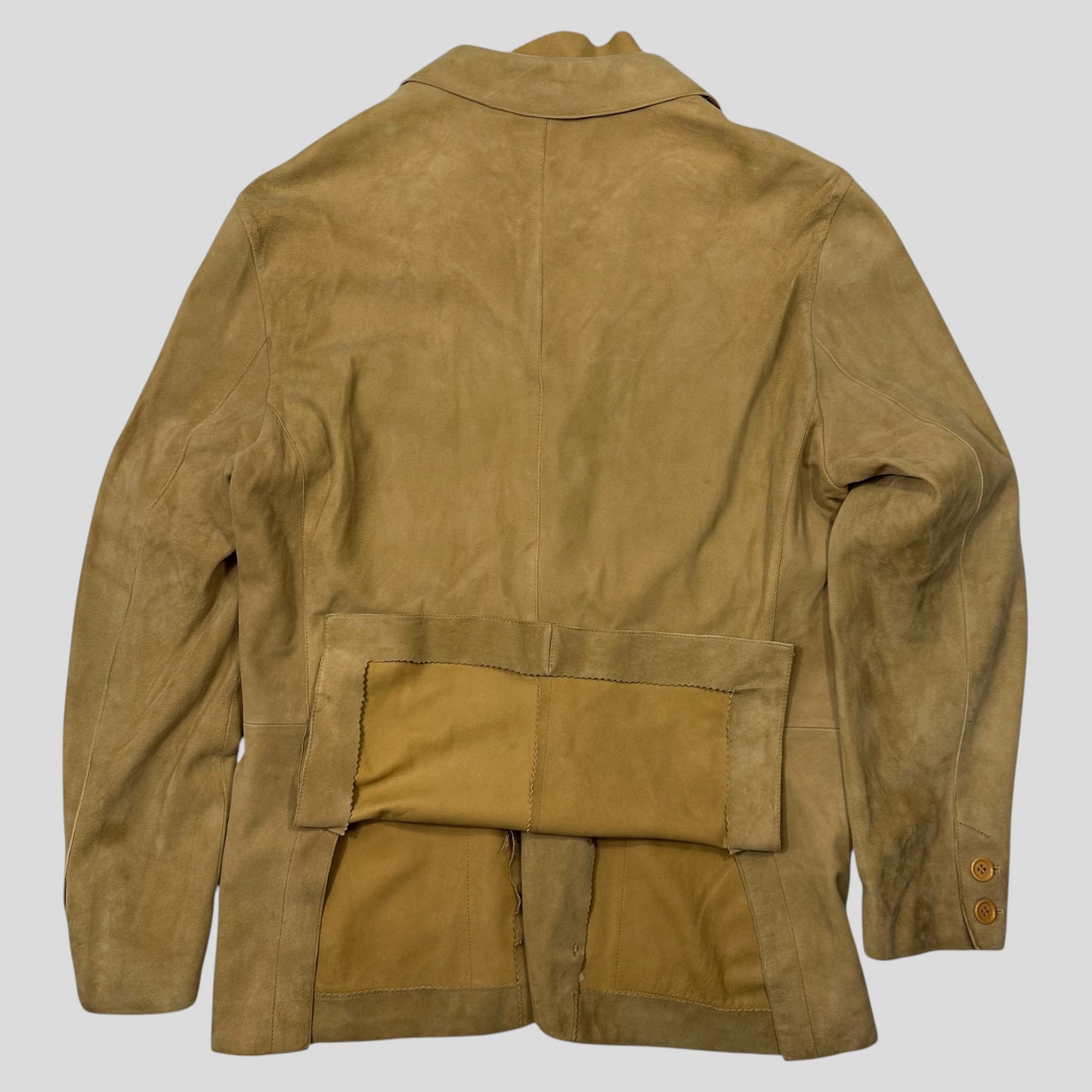 Miu Miu SS00 Suede Leather Blazer Jacket - IT50 (M)
